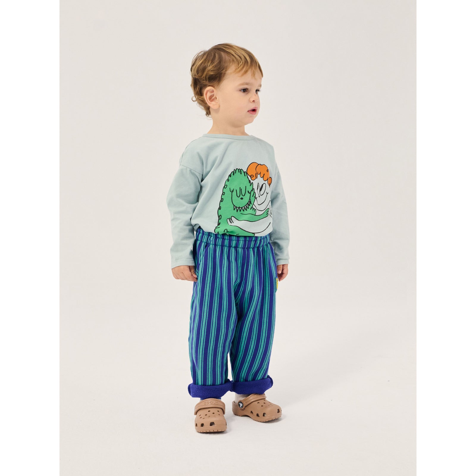 Bobo Choses Hug Hairy Monster T-Shirt, All About Monsters collection, view 7