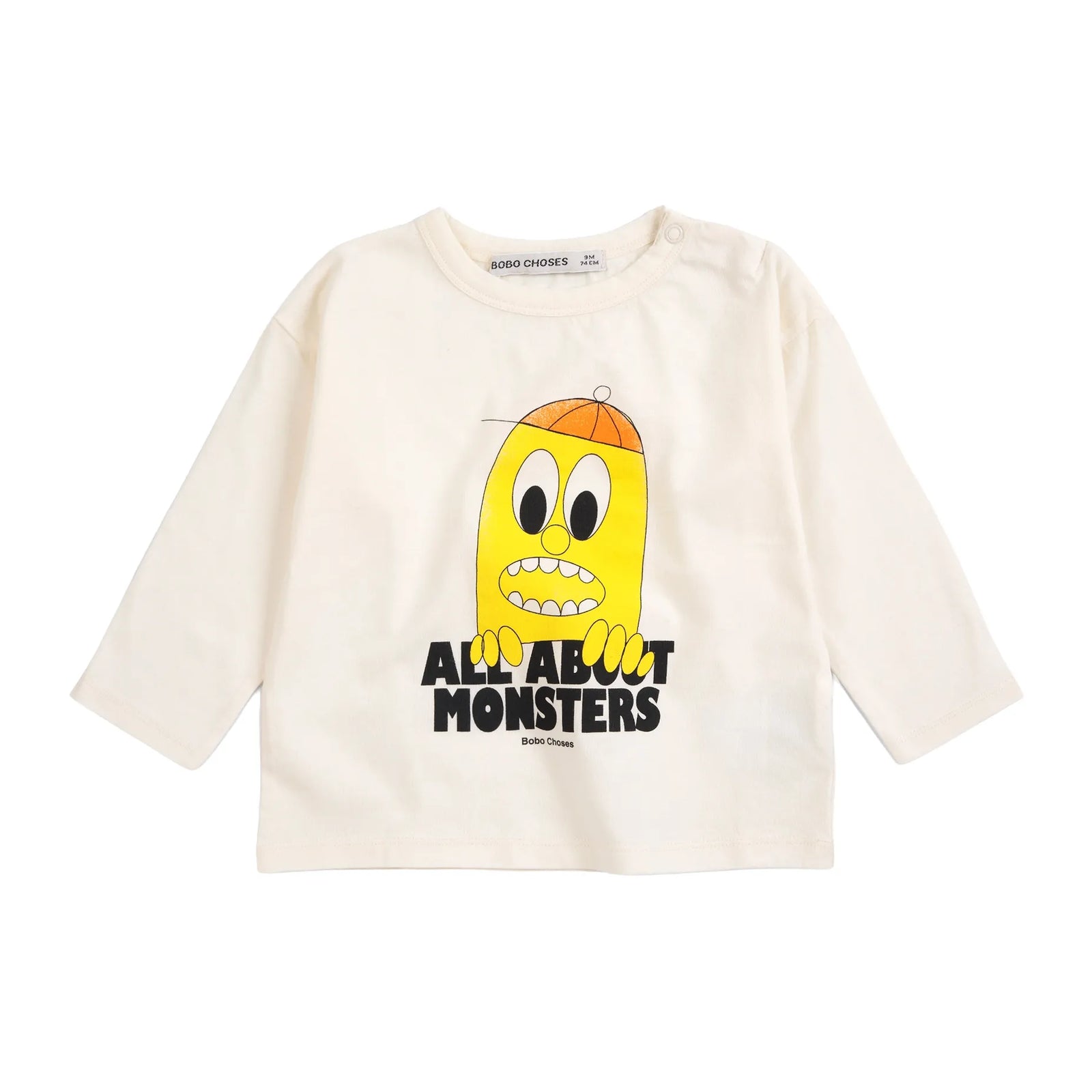 Bobo Choses Bigtooth Lemon T-Shirt, All About Monsters collection