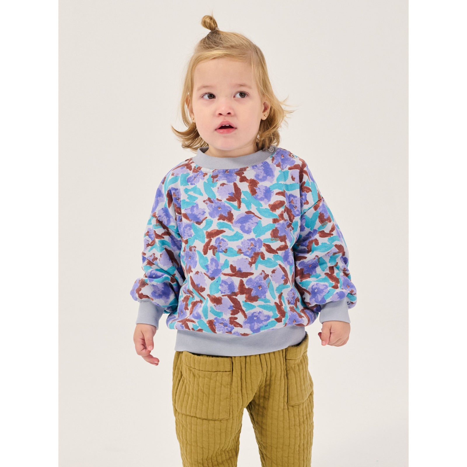 Bobo Choses Watercolor All Over Sweatshirt, All About Monsters collection, view 6