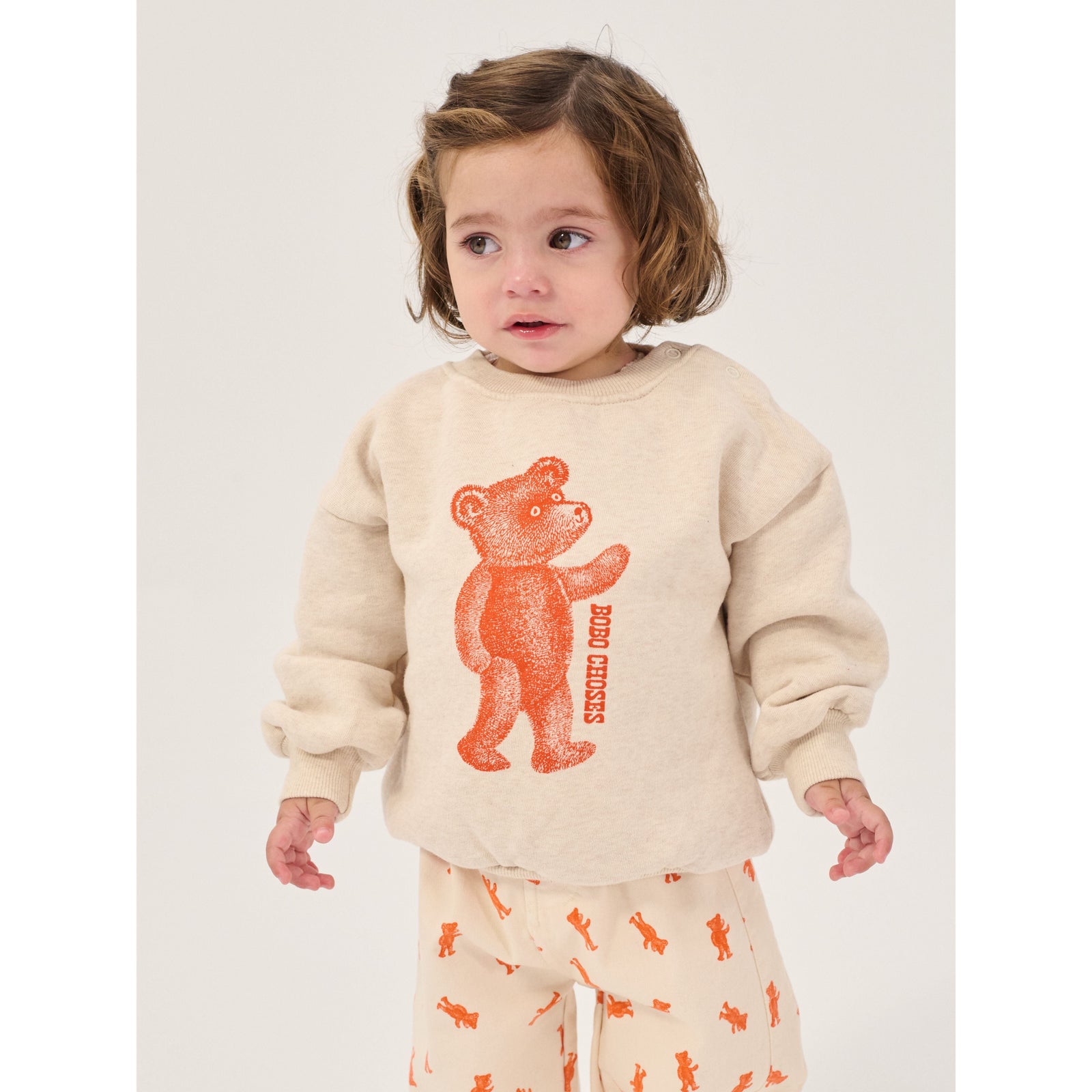 Bobo Choses Softpaw Monster Sweatshirt, All About Monsters collection, view 2
