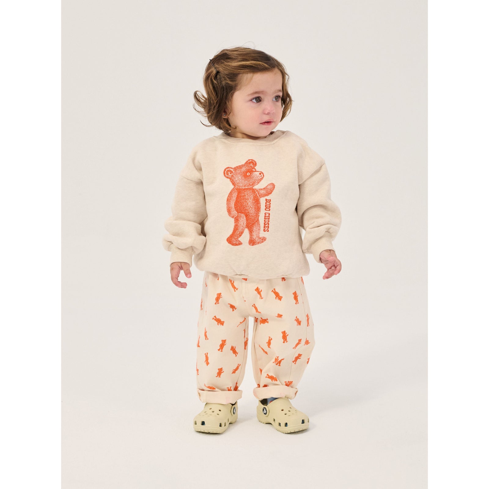 Bobo Choses Softpaw Monster Sweatshirt, All About Monsters collection, view 5