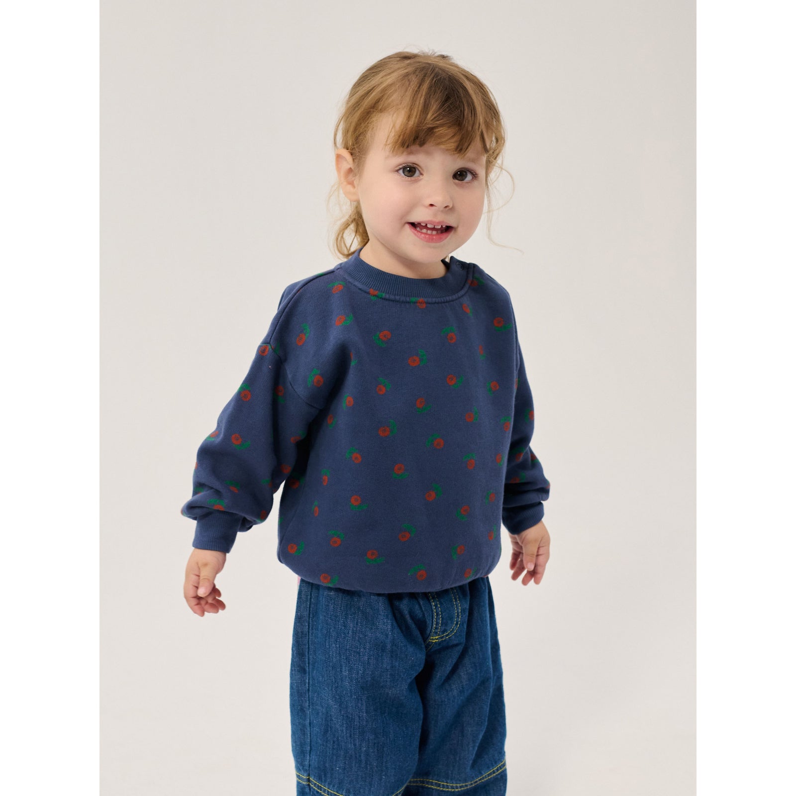 Stamp Bloom All Over Sweatshirt