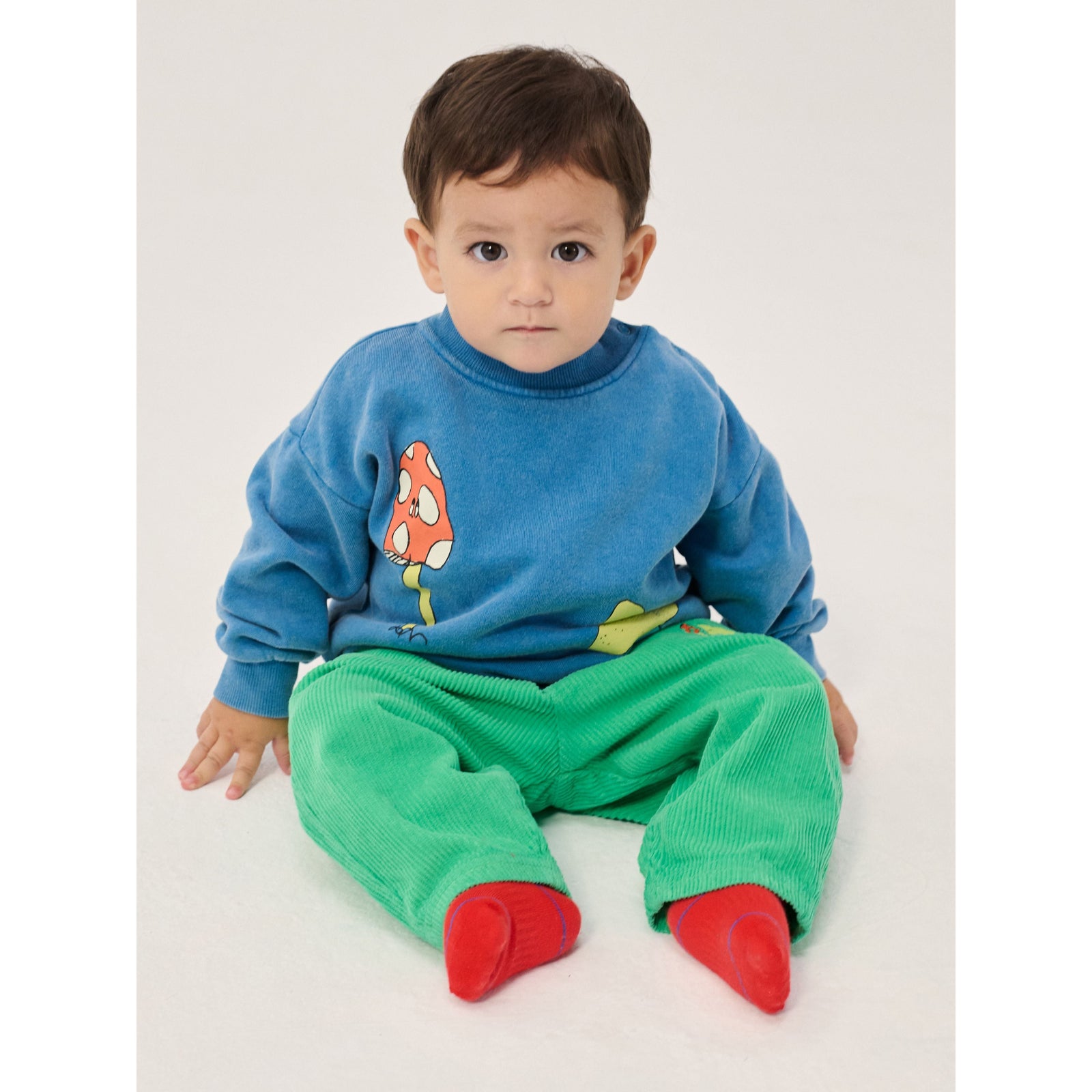 Bobo Choses Mush Monsters Duo Corduroy Pants, All About Monsters collection, view 10