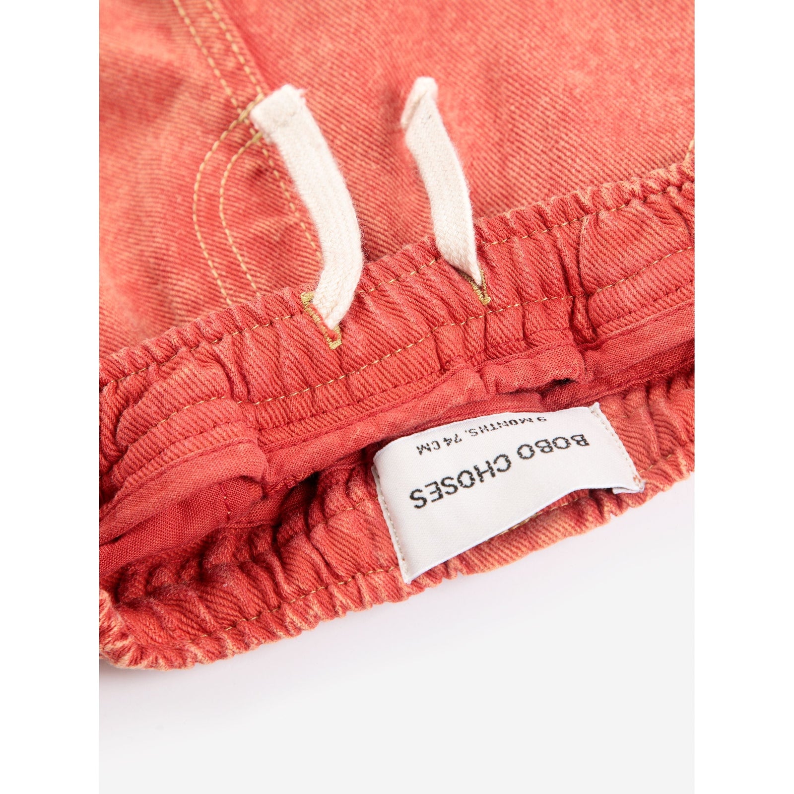 Bobo Choses Booo Bo Choses Tag Denim Pants, All About Monsters collection, view 6