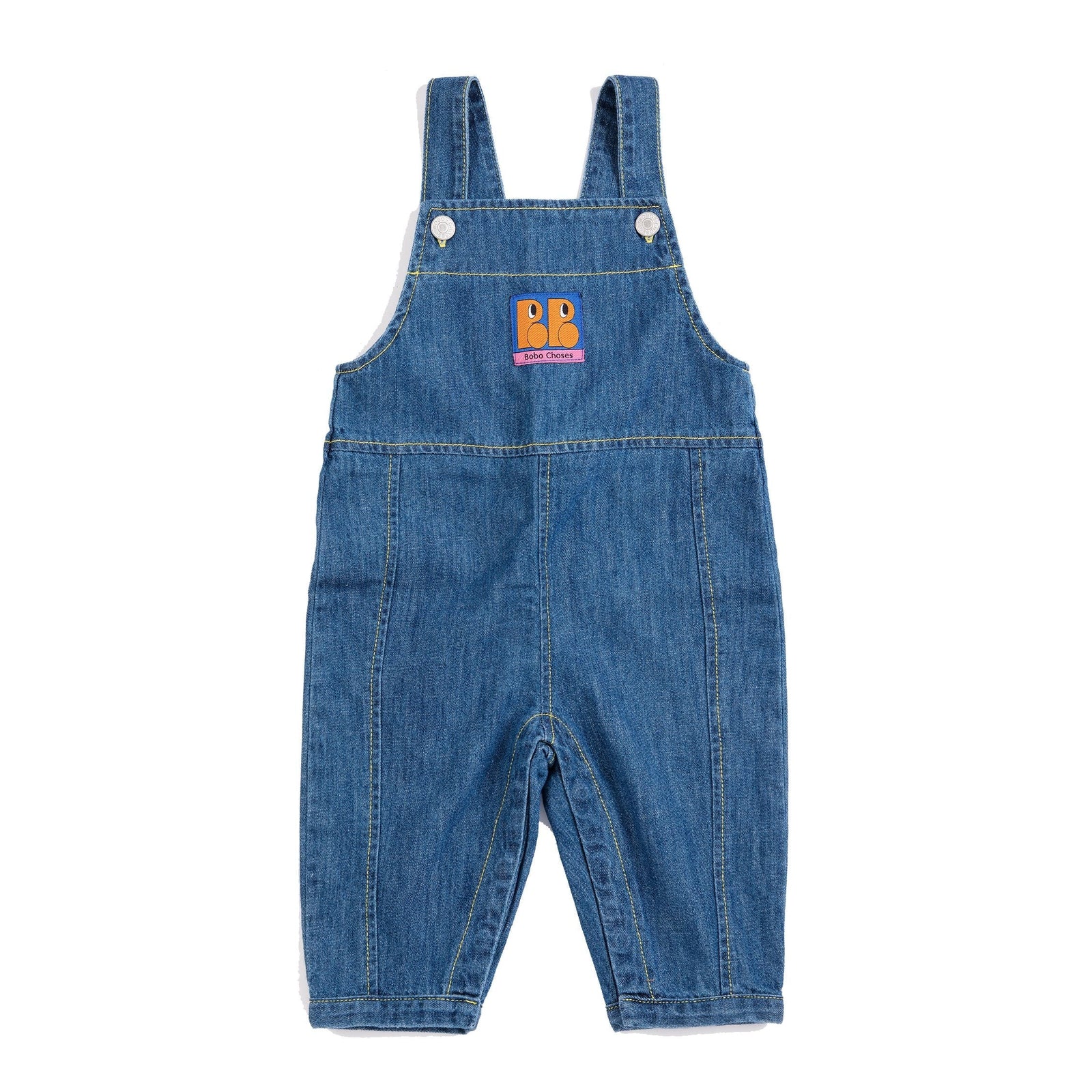 Bobo Choses Booo Bo Choses Tag Denim Overall, All About Monsters collection