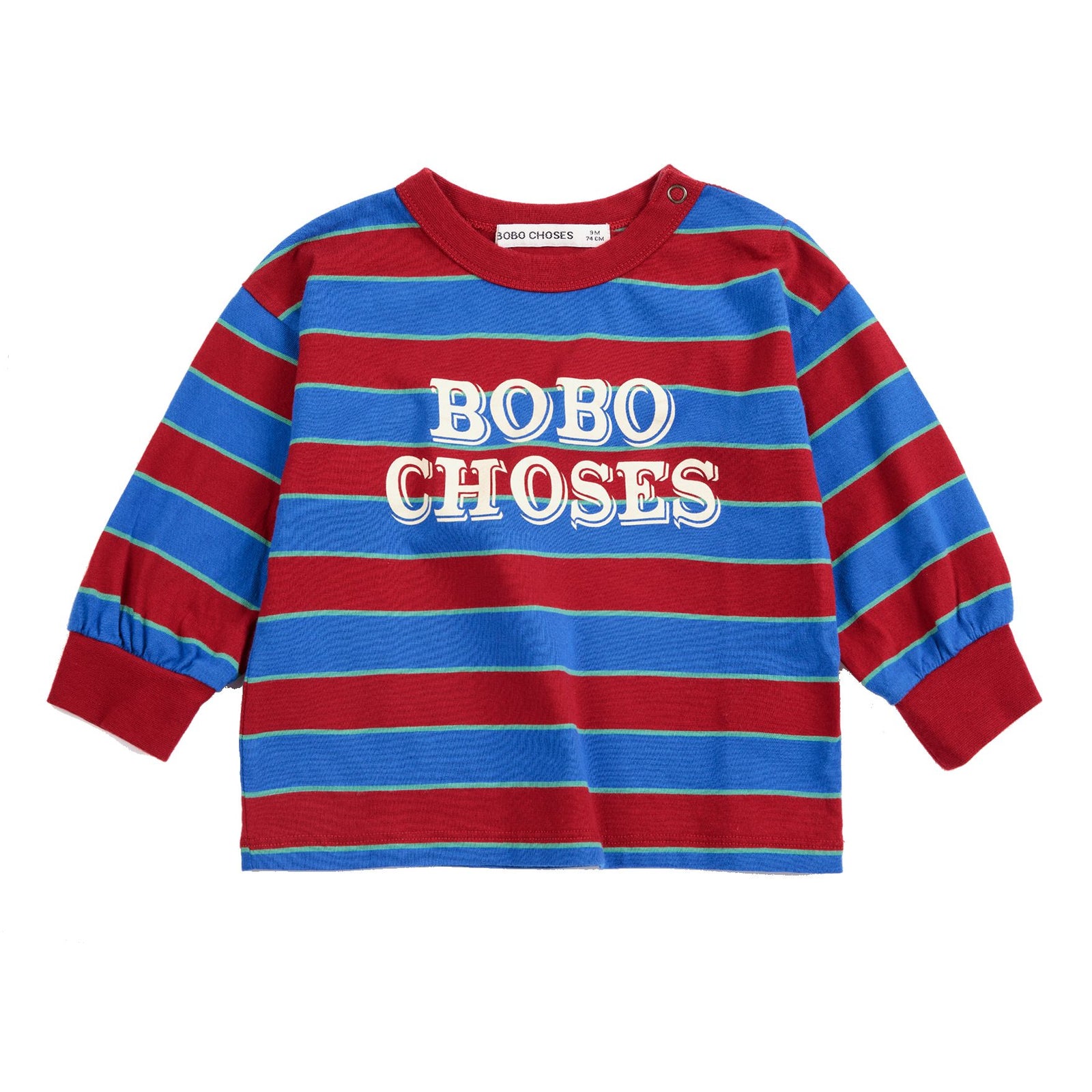 Bobo Choses Embossed Stripes T-Shirt