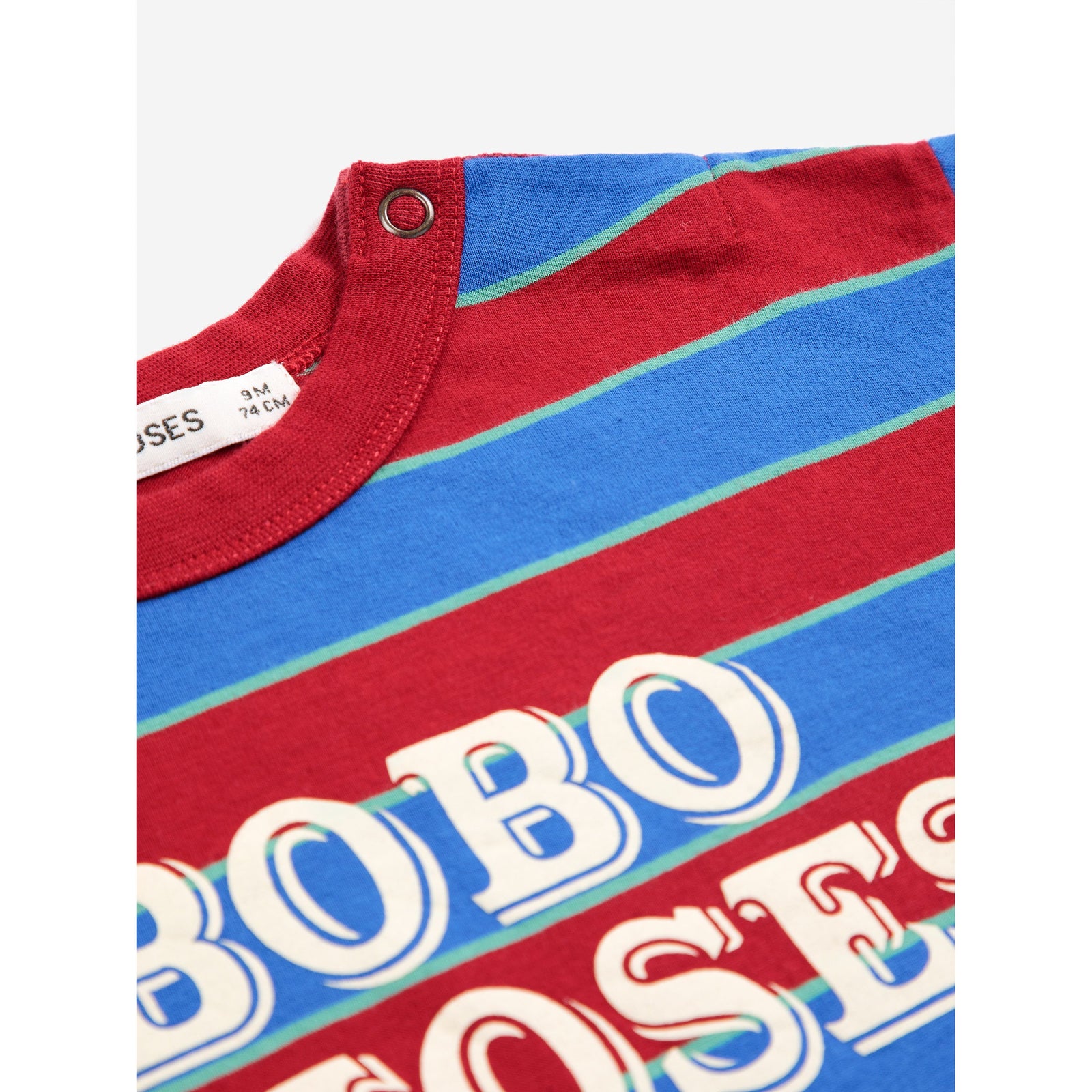 Bobo Choses Embossed Stripes T-Shirt