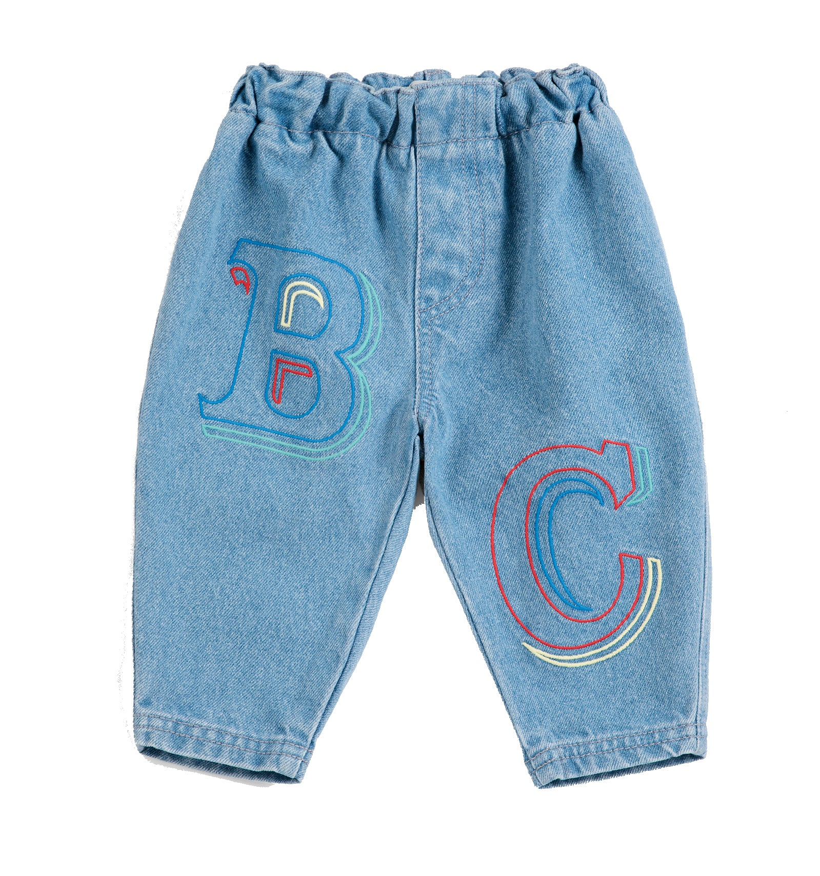 Bobo Choses Embossed Denim Pants
