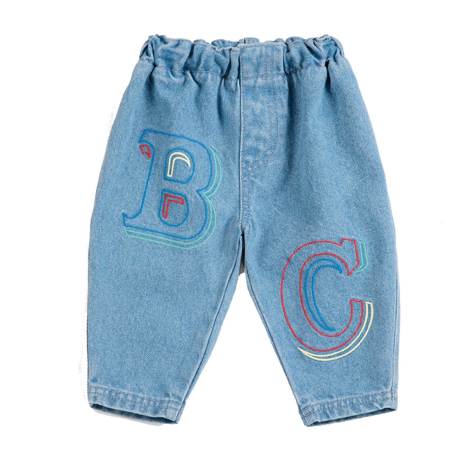 Bobo Choses Embossed Denim Pants