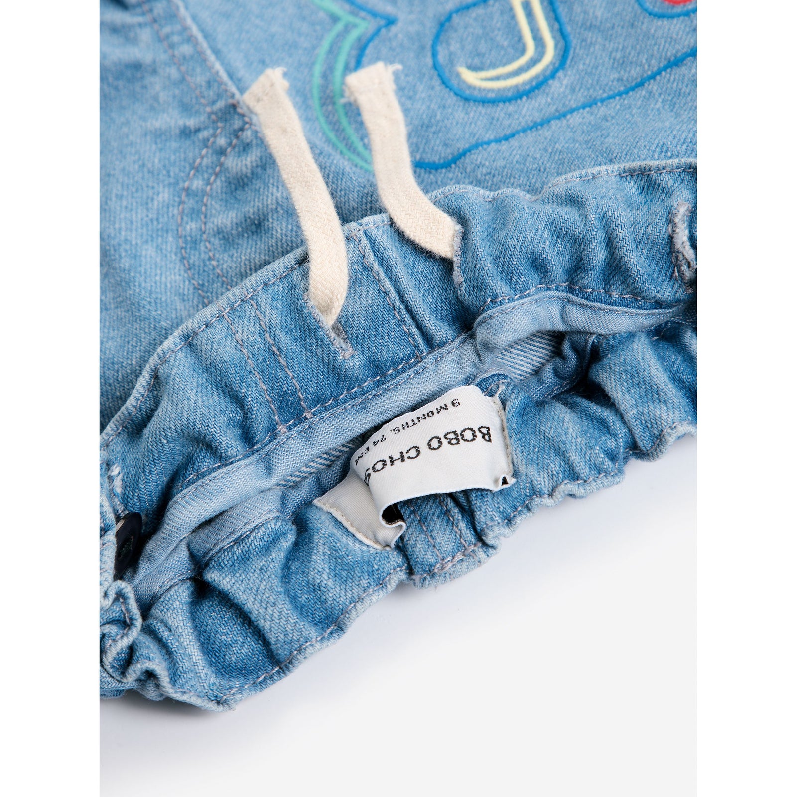 Bobo Choses Embossed Denim Pants