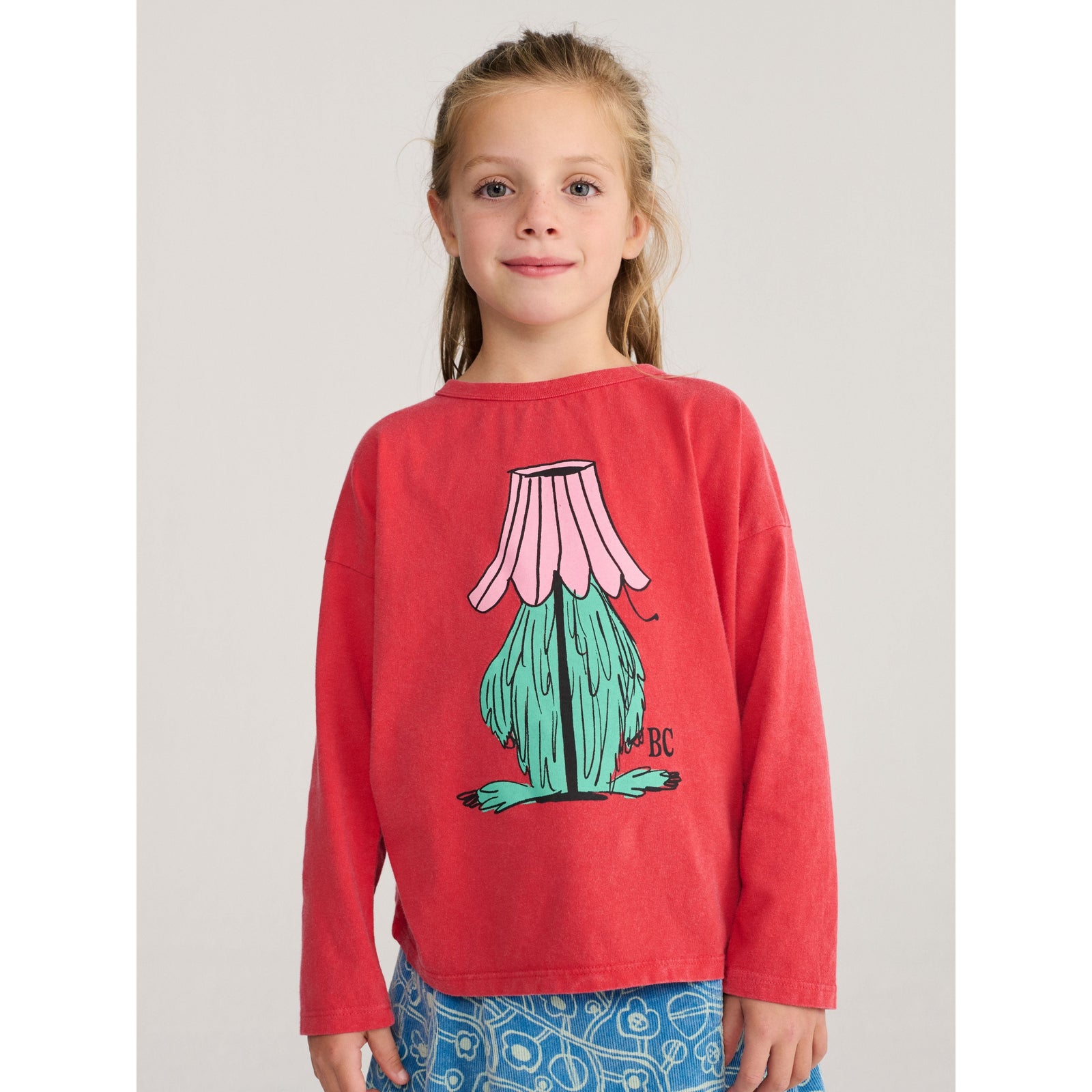 Bobo Choses Hidden Monster T-Shirt, All About Monsters collection, view 2