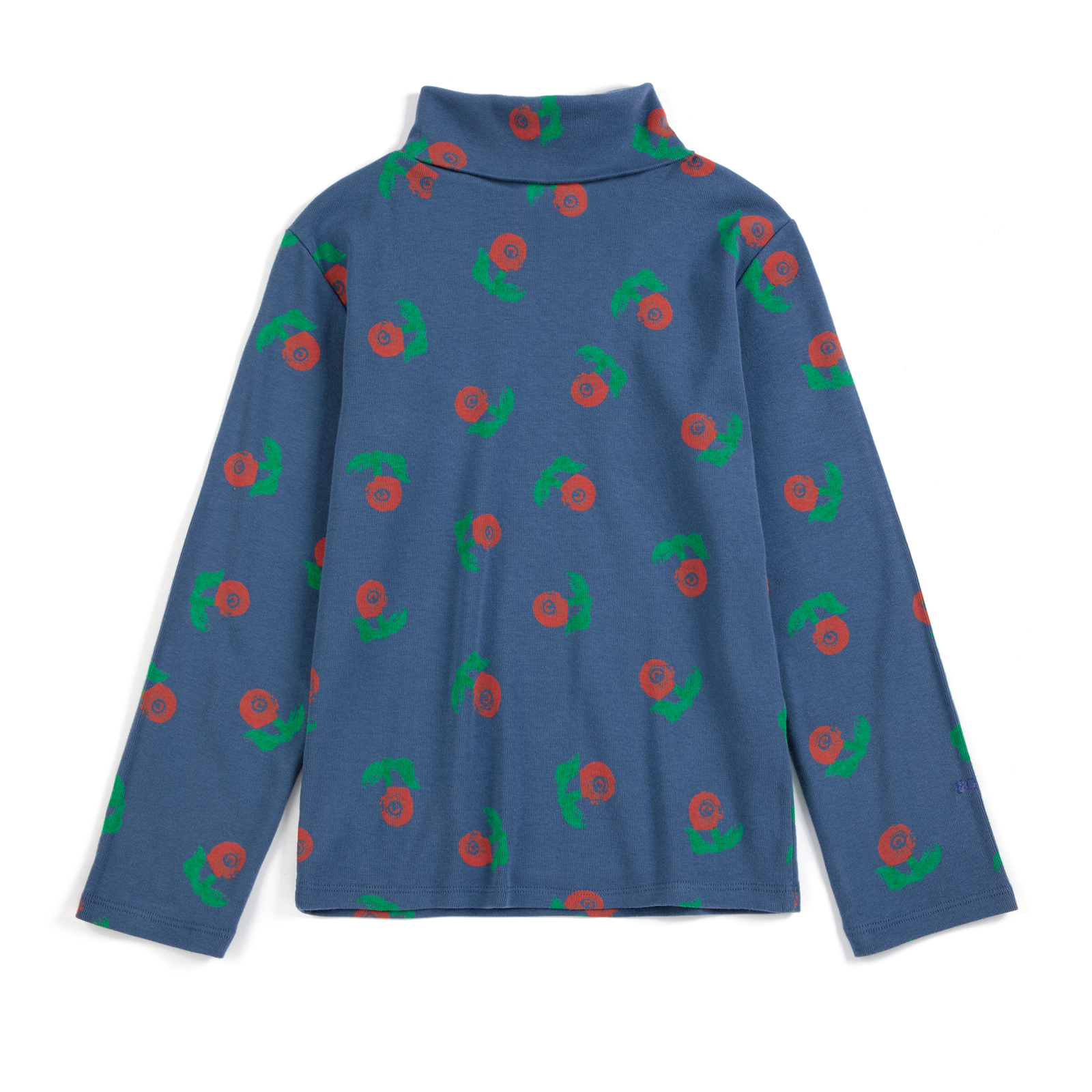 Stamp Bloom All Over Turtleneck T-Shirt