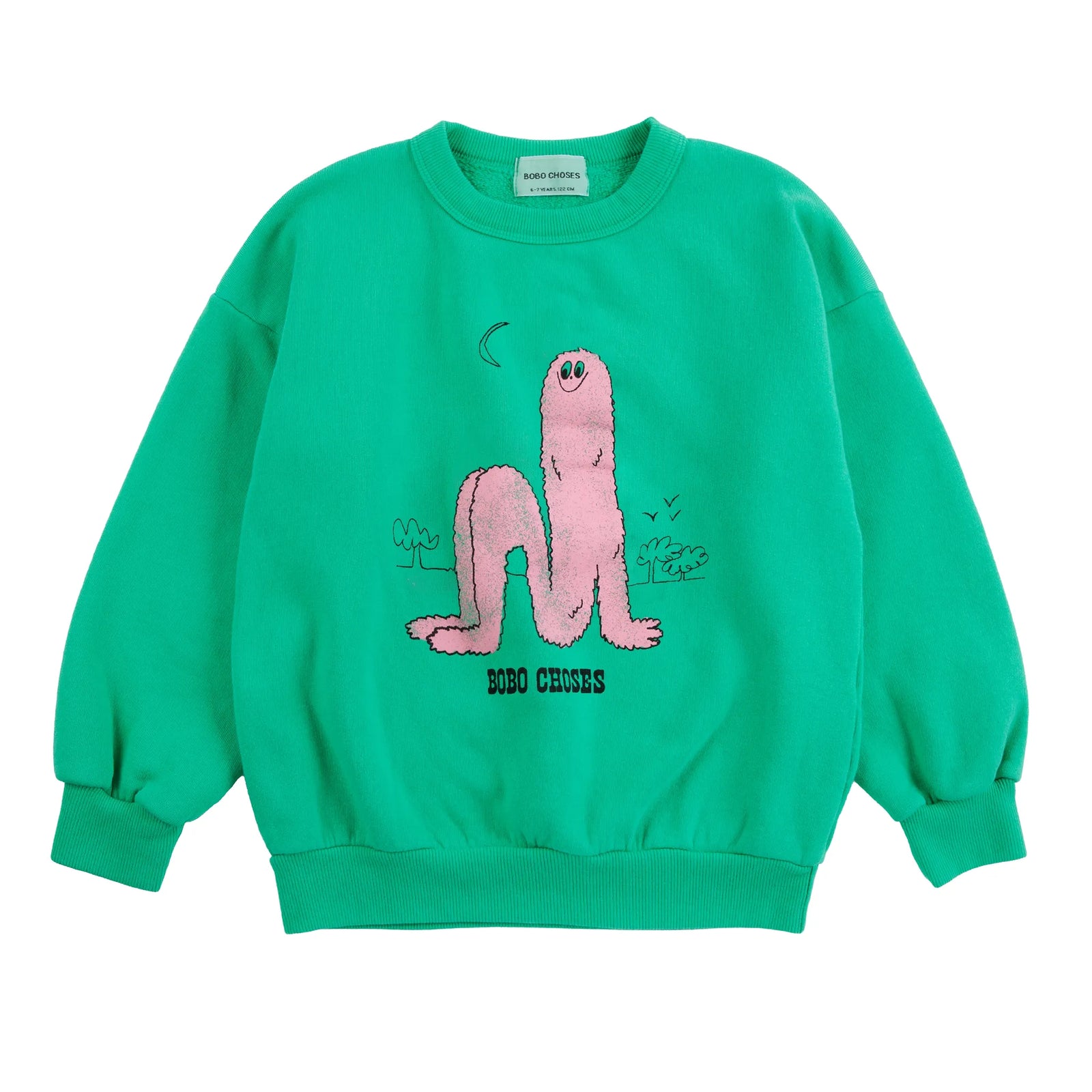 Bobo Choses Long Puff Sweatshirt, All About Monsters collection