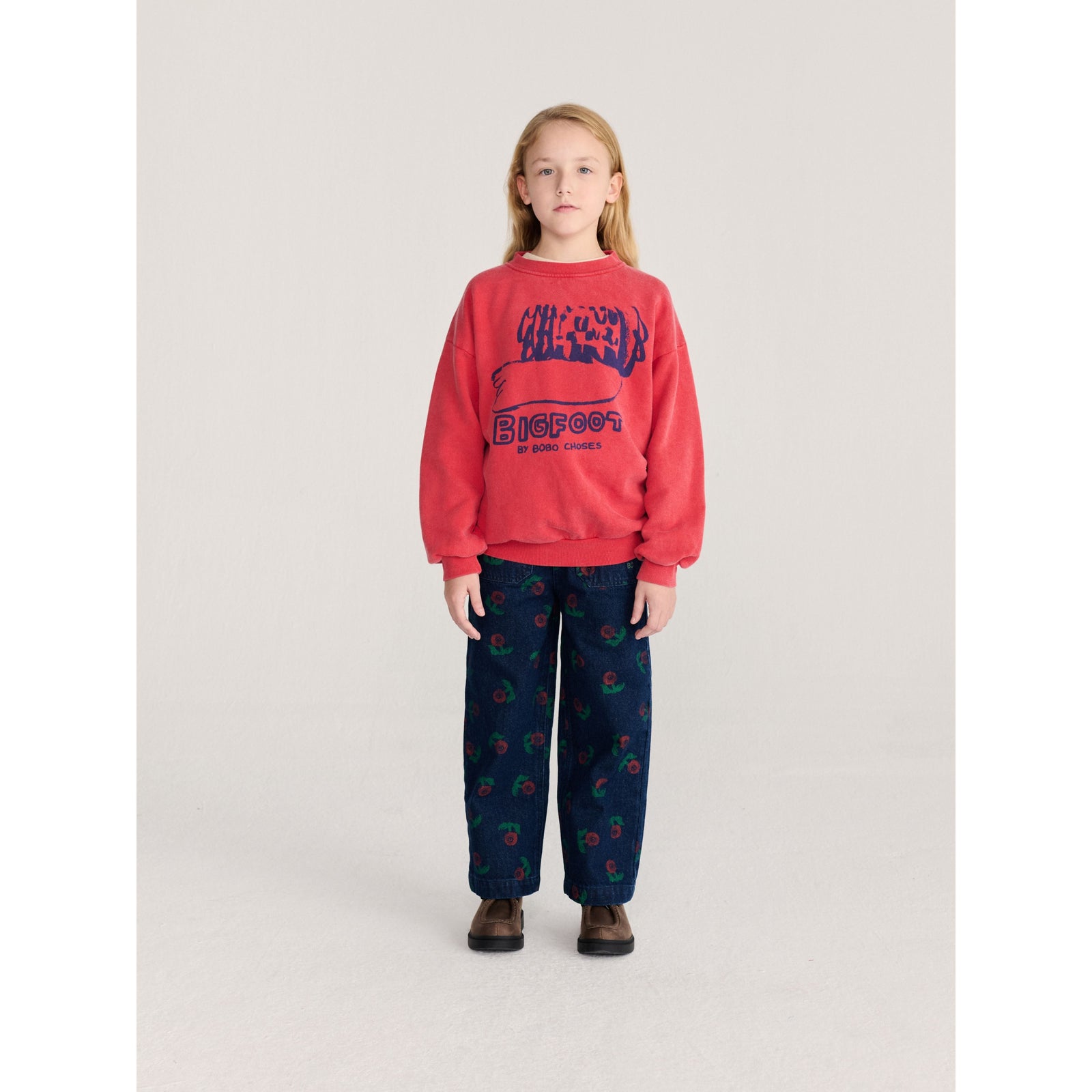 Bobo Choses Bigfoot By Bc Sweatshirt, All About Monsters collection, view 3