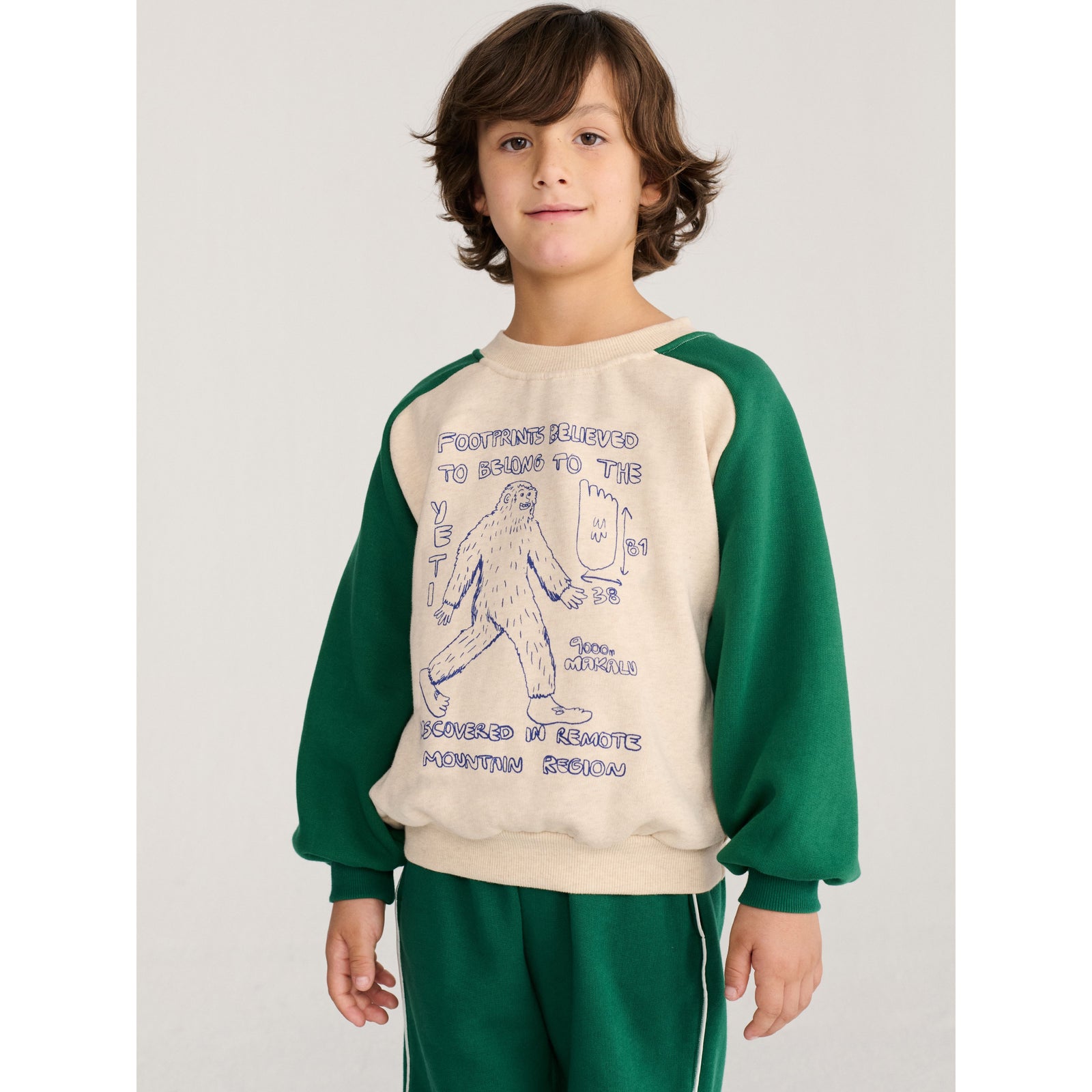 Mr. Footish Raglan Sweatshirt