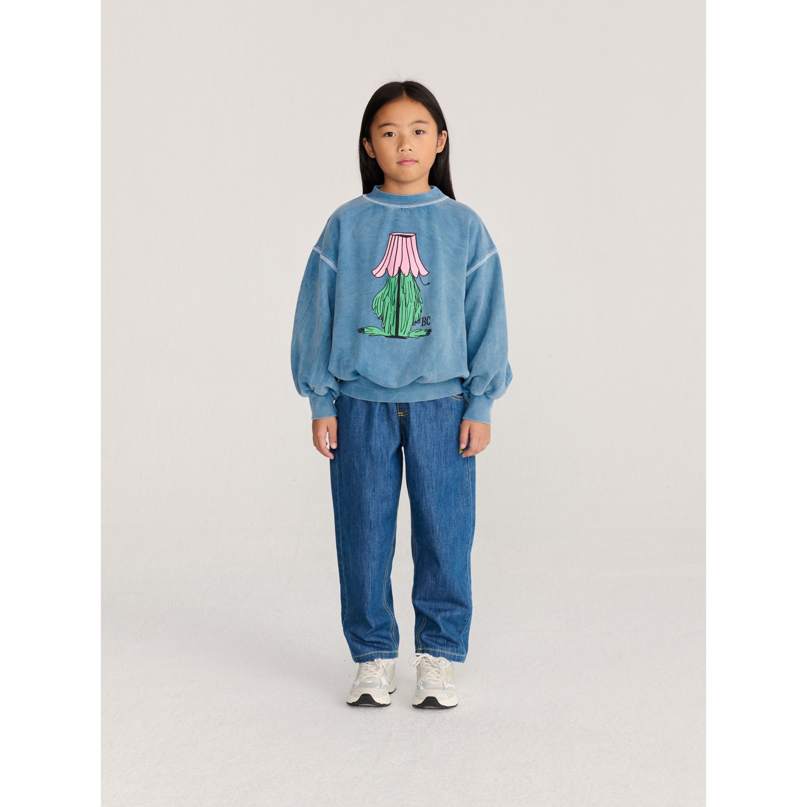 Bobo Choses Hidden Monster Sweatshirt, All About Monsters collection, view 3