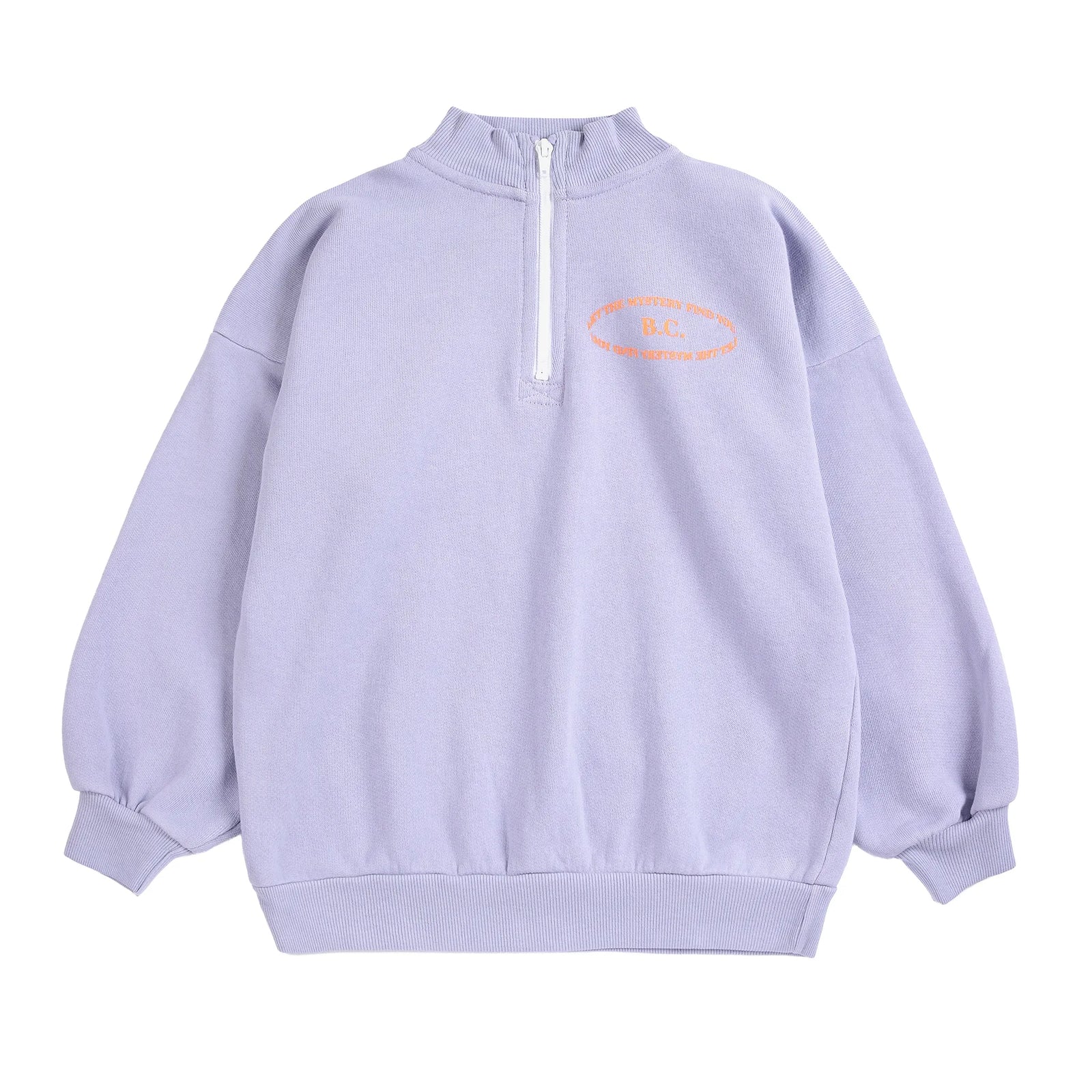Bobo Choses Mystery Bc Half Zipped Sweatshirt, All About Monsters collection