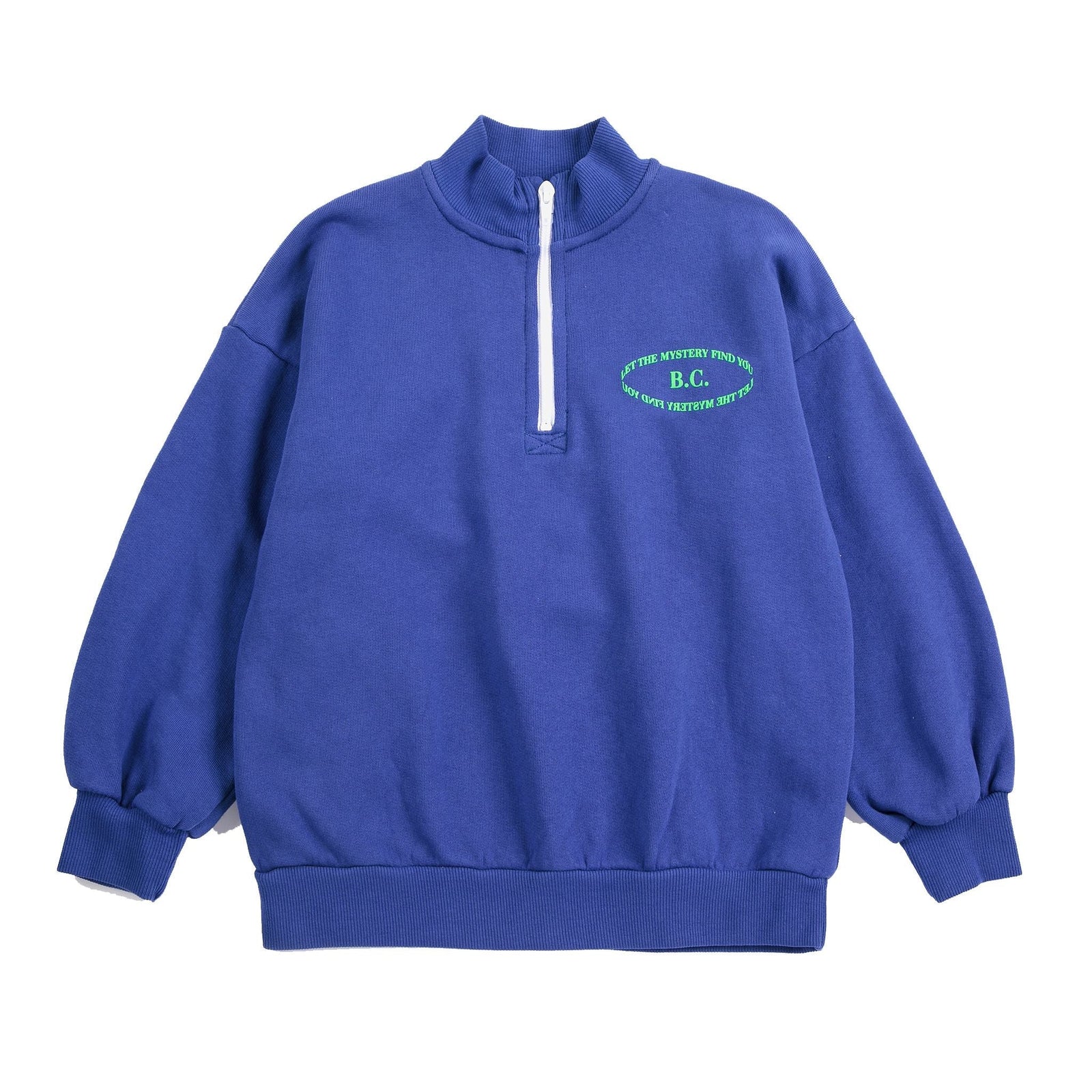 Bobo Choses Mystery Bc Half Zipped Sweatshirt, All About Monsters collection
