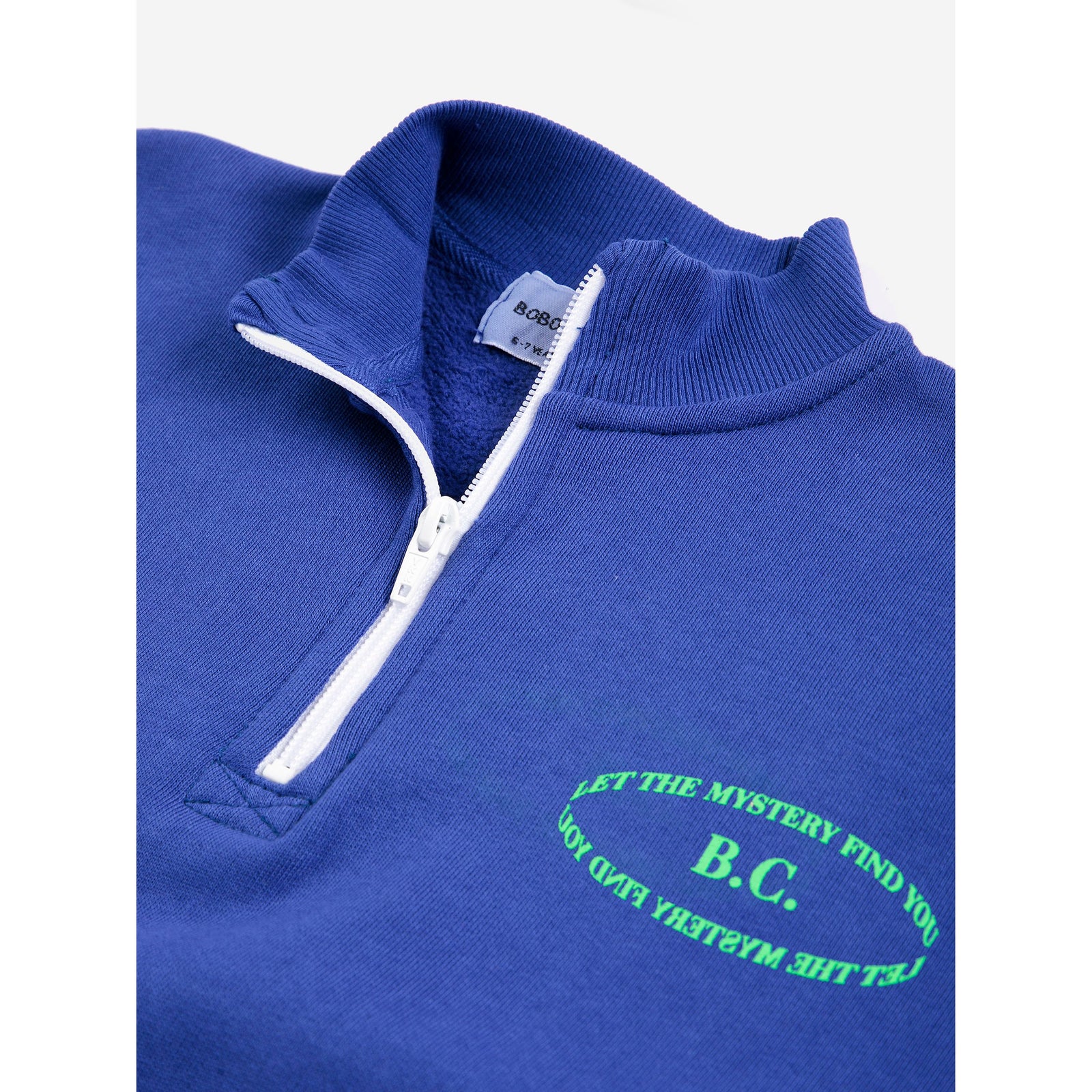 Bobo Choses Mystery Bc Half Zipped Sweatshirt, All About Monsters collection, view 3