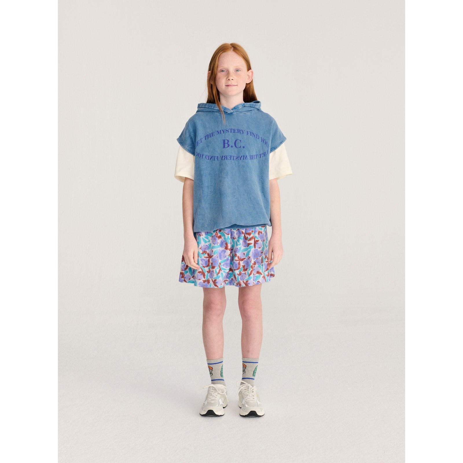 Bobo Choses Mystery Bc Sleeveless Hoodie, All About Monsters collection, view 6
