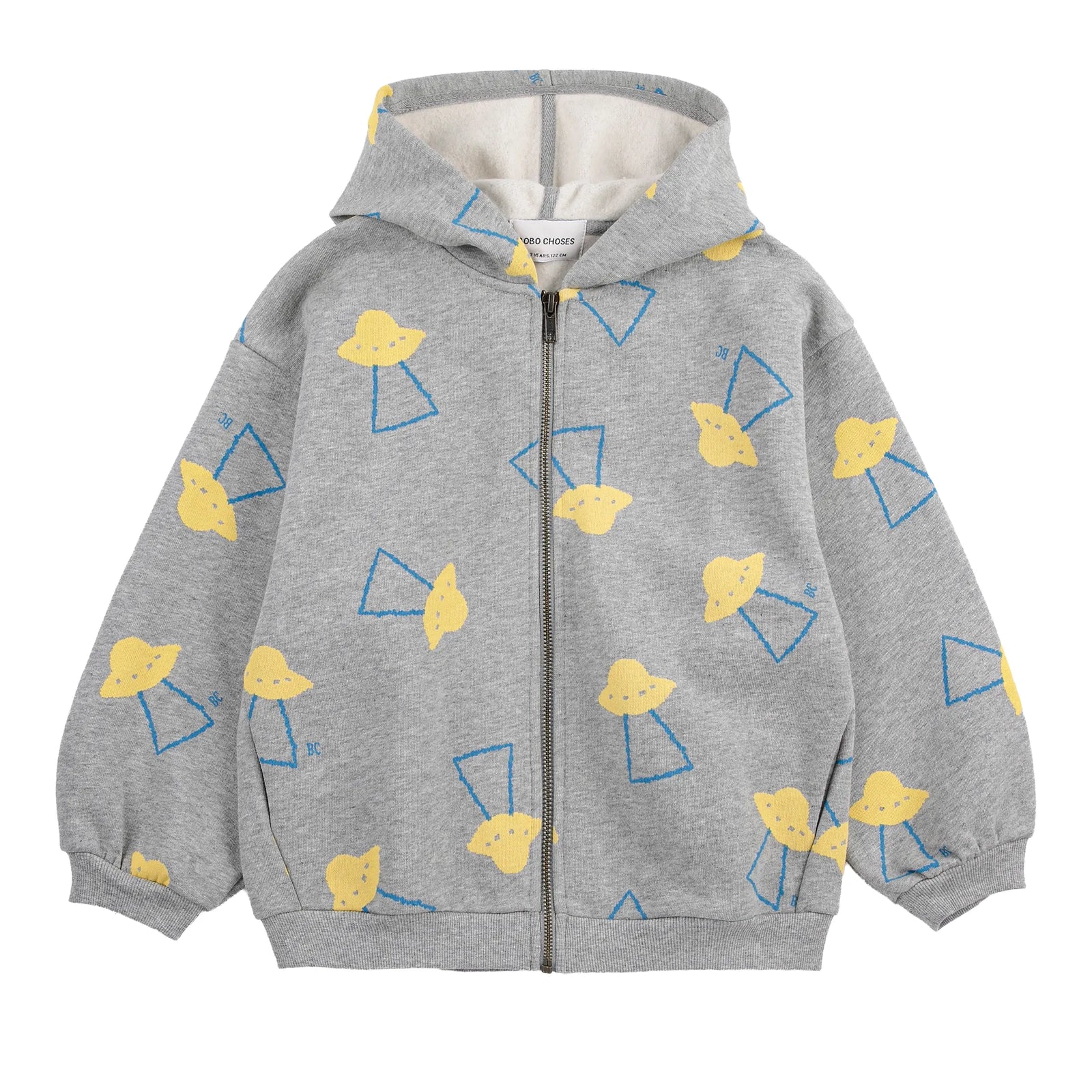 Pixel Abduction All Over Zipped Hoodie