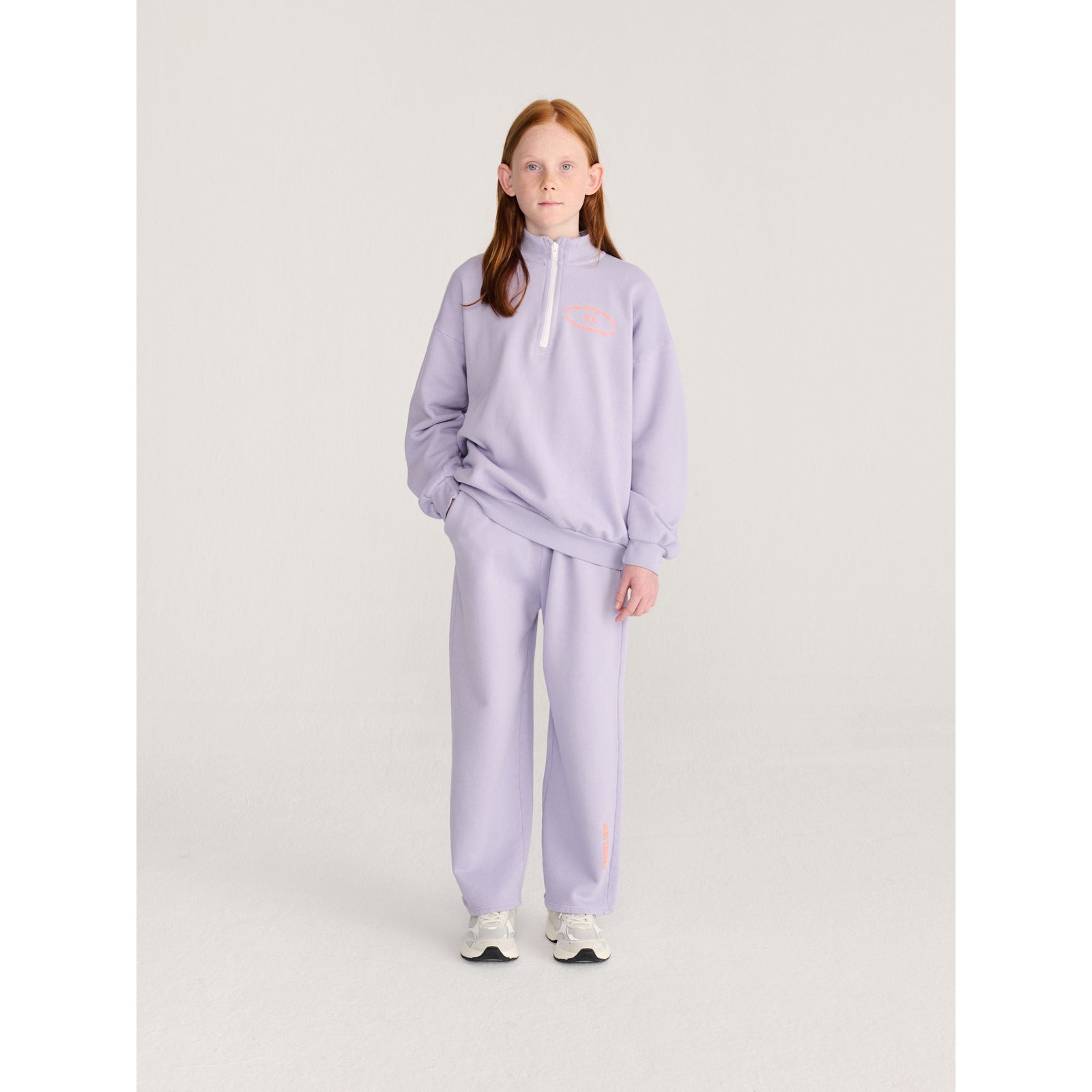 Bobo Choses Straight Jogging Pants, All About Monsters collection, view 2