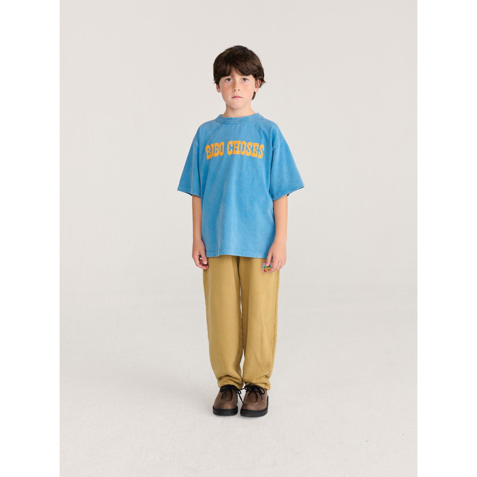 Bobo Choses Taxi Saurus Tag Cocoon Jogging Pants, All About Monsters collection, view 5