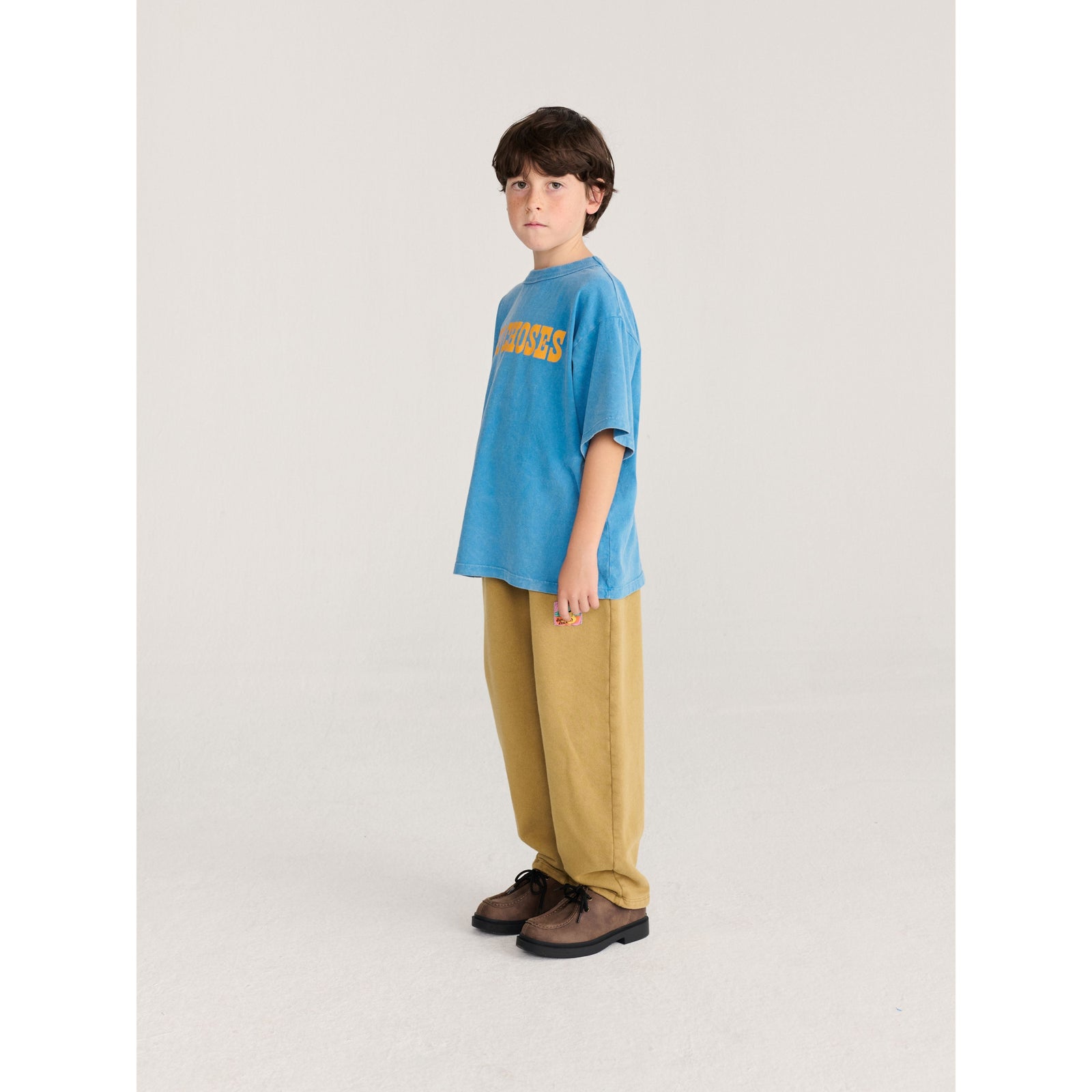 Bobo Choses Taxi Saurus Tag Cocoon Jogging Pants, All About Monsters collection, view 6