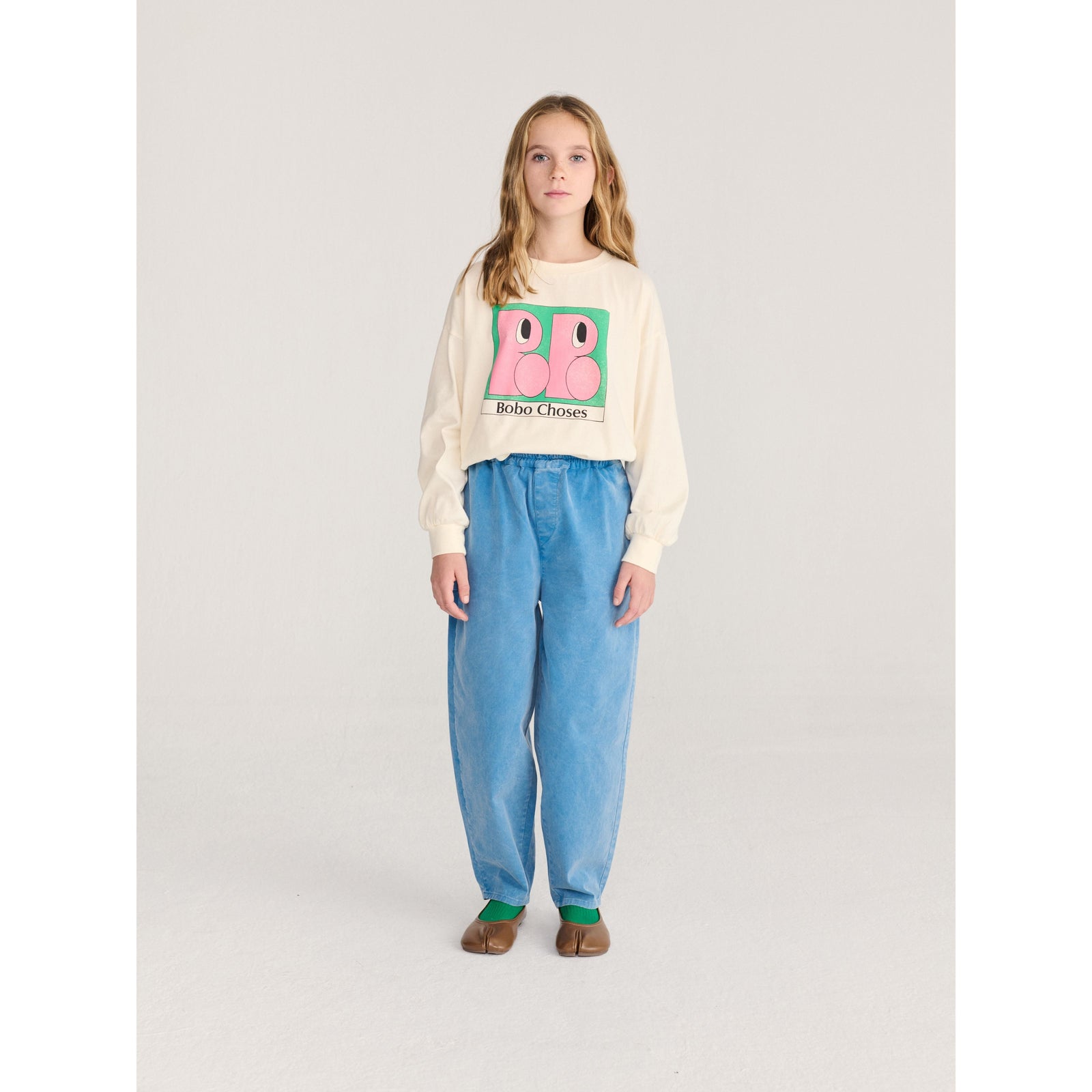 Bobo Choses Booo Bo Choses Tag Woven Pants, All About Monsters collection, view 6