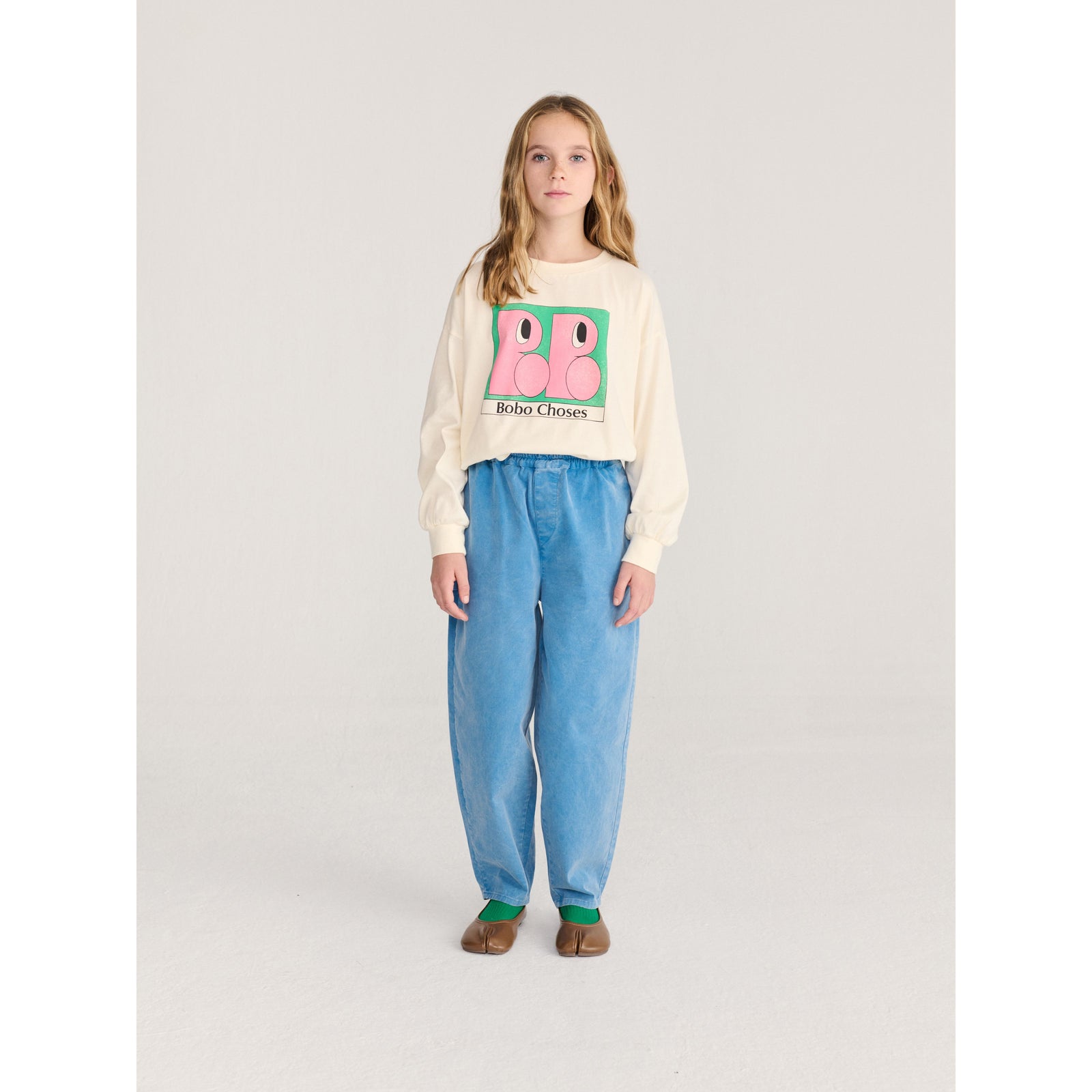 Bobo Choses Booo Bo Choses Tag Woven Pants, All About Monsters collection, view 6