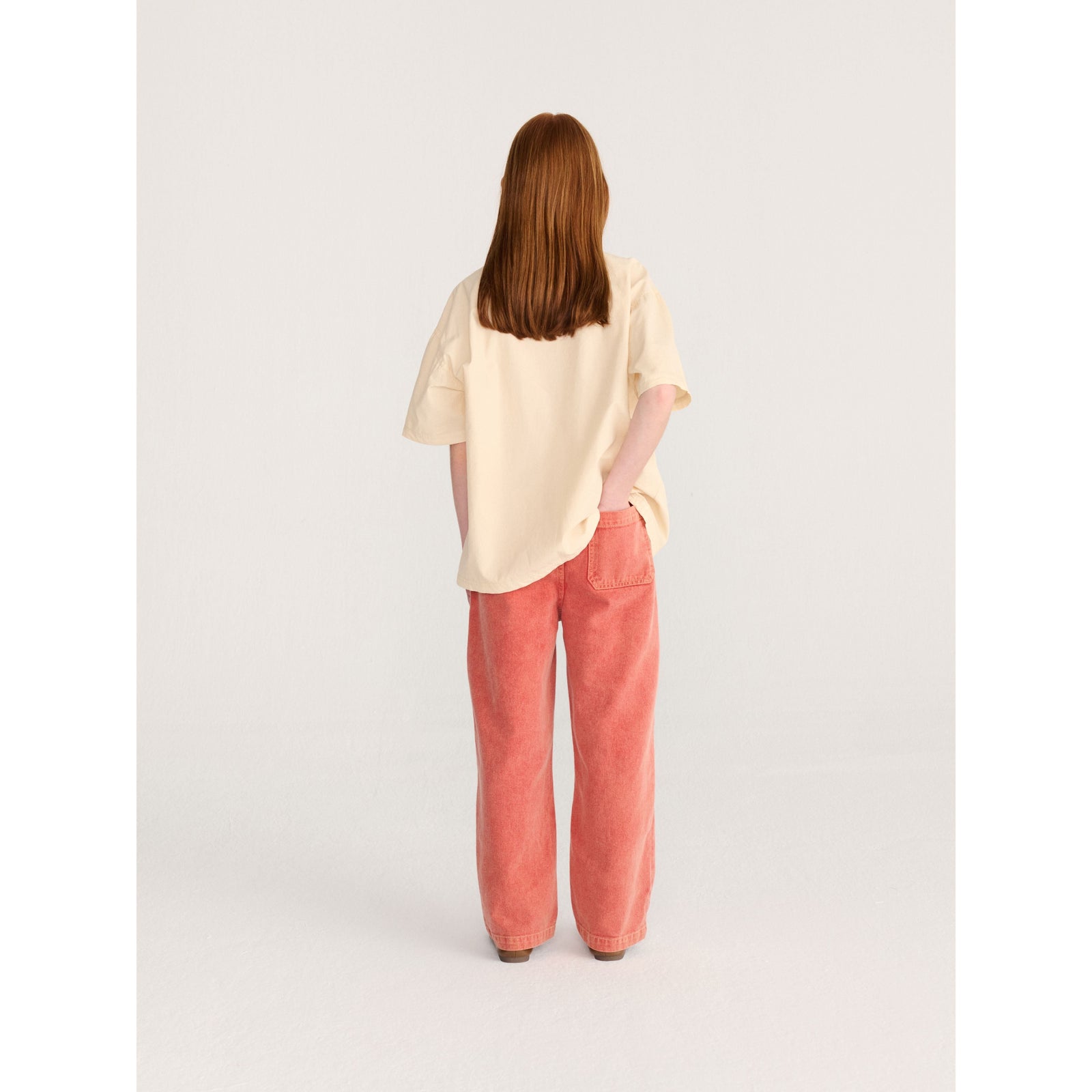 Bobo Choses Taxi Saurus Tag Twill Pants, All About Monsters collection, view 6