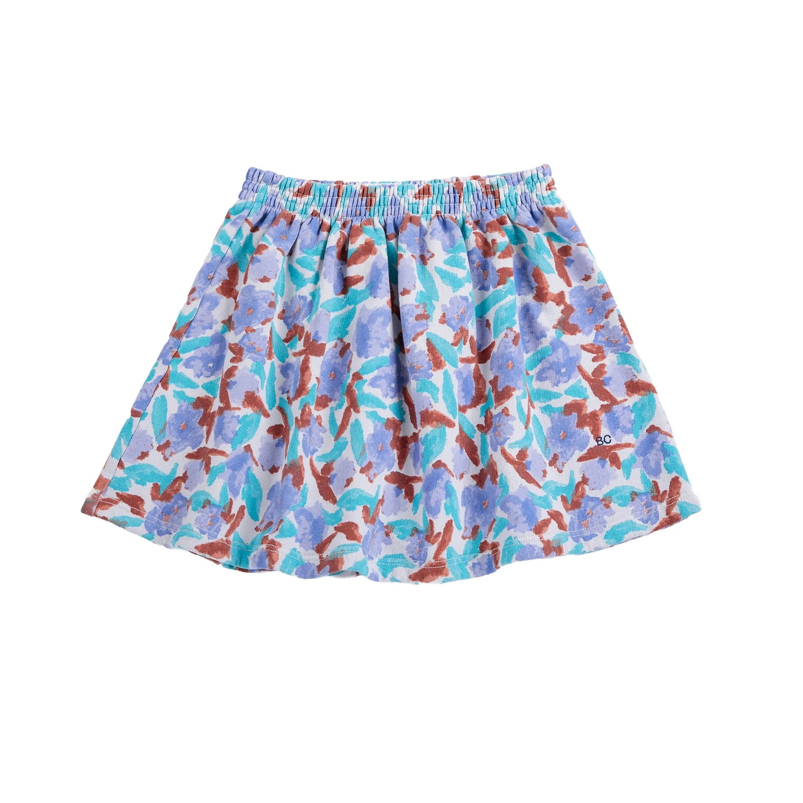 Watercolor All Over Fleece Skirt