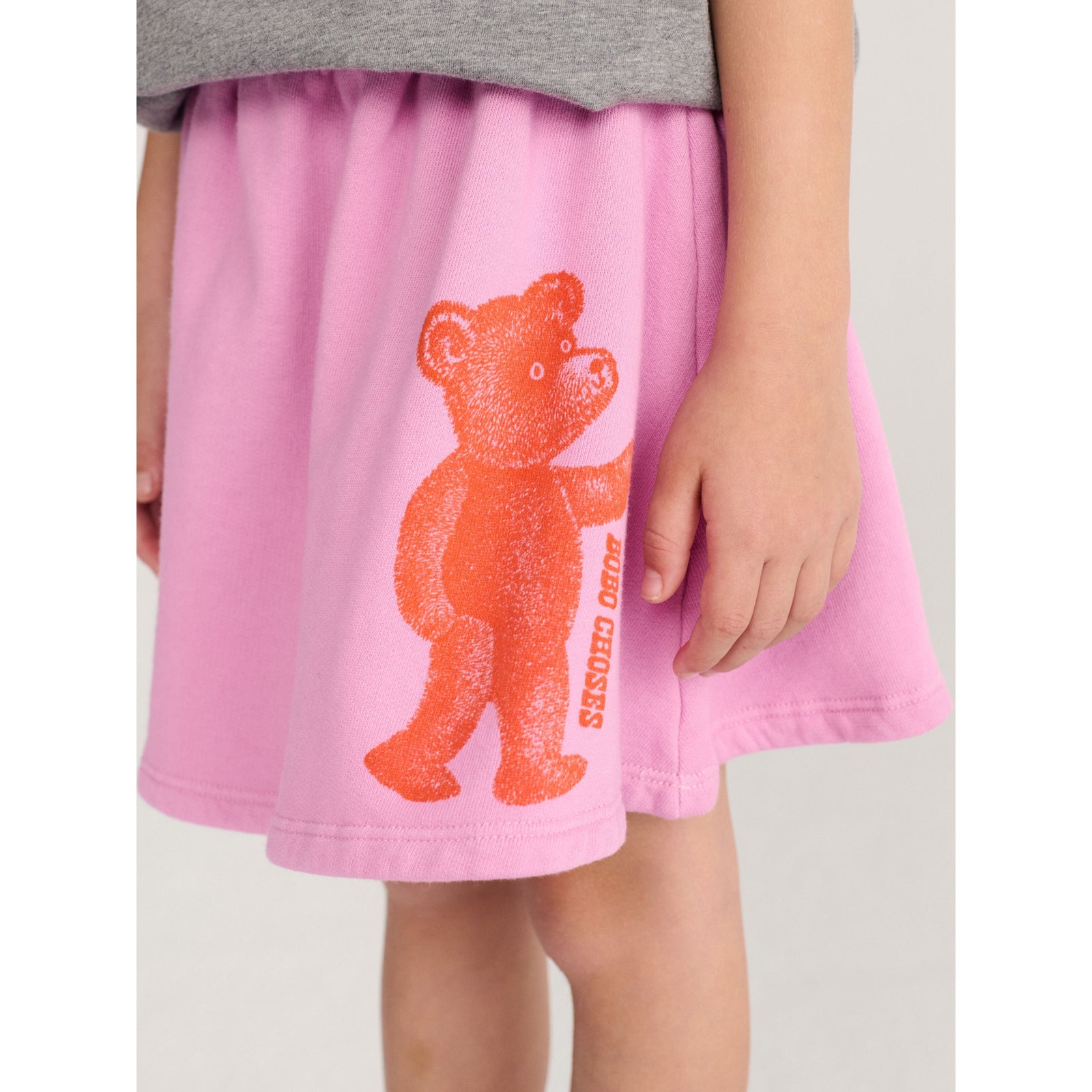 Bobo Choses Softpaw Monster Fleece Skirt, All About Monsters collection, view 2