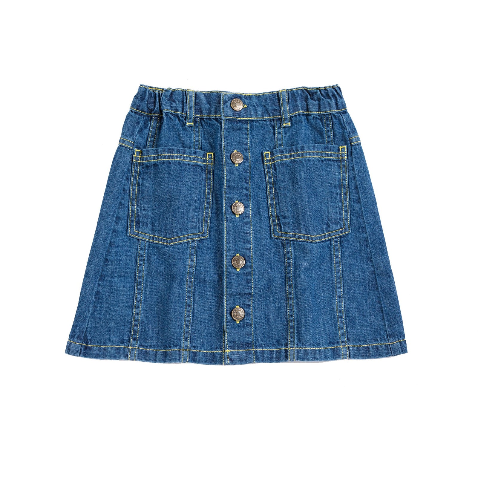 Bobo Choses Booo Bo Choses Tag Denim Skirt, All About Monsters collection