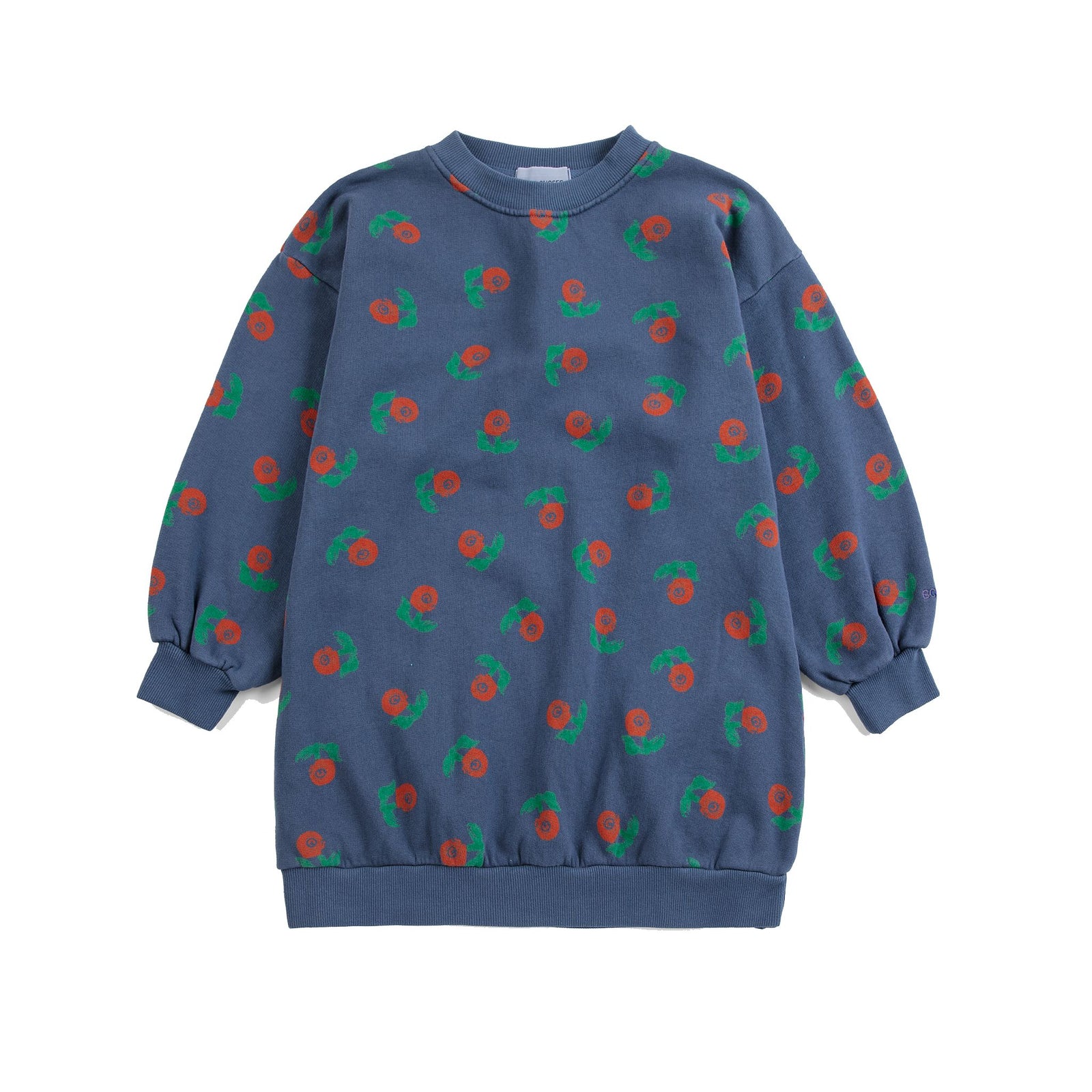 Stamp Bloom All Over Sweatshirt Dress