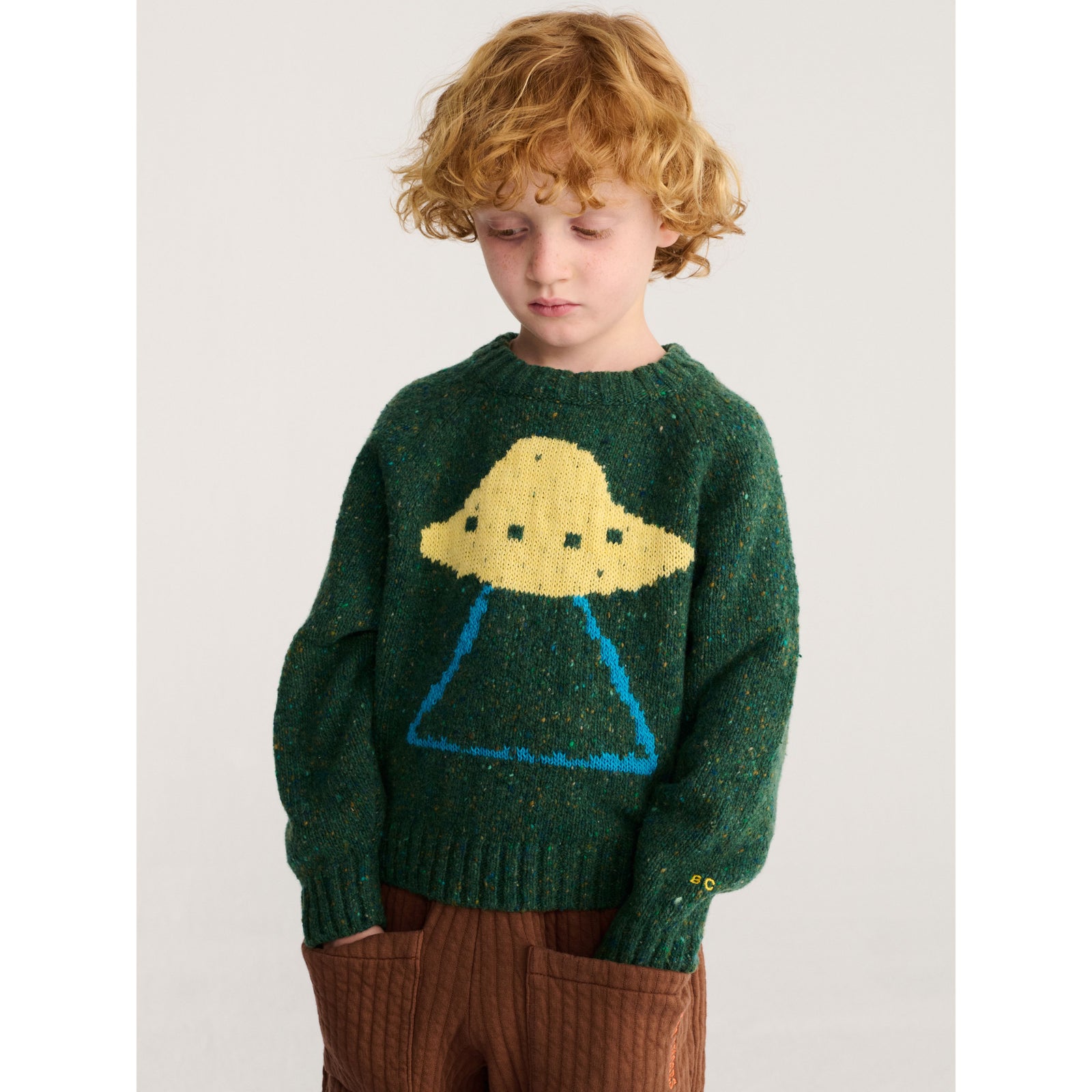 Pixel Abduction Jacquard Jumper