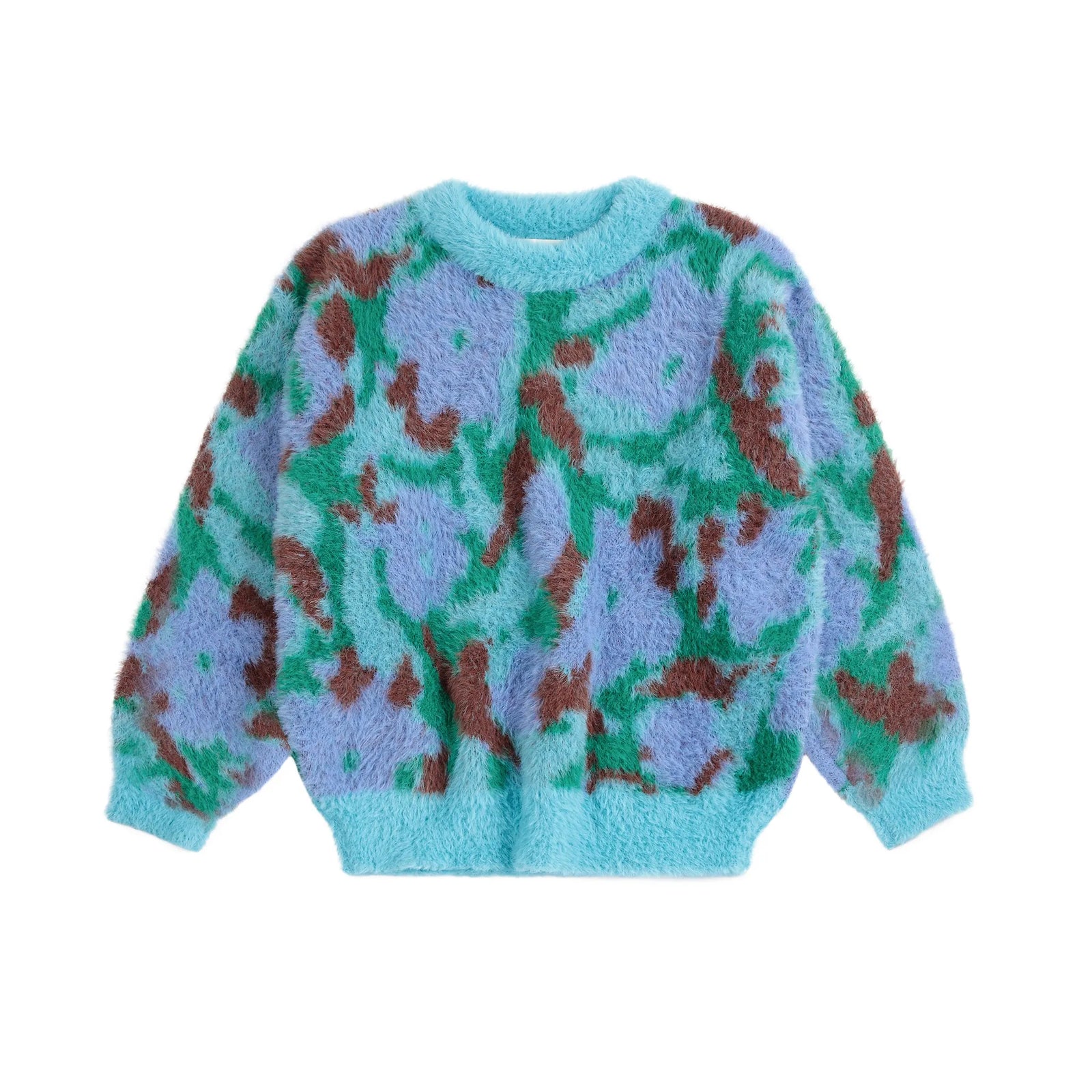 Watercolor All Over Jacquard Jumper