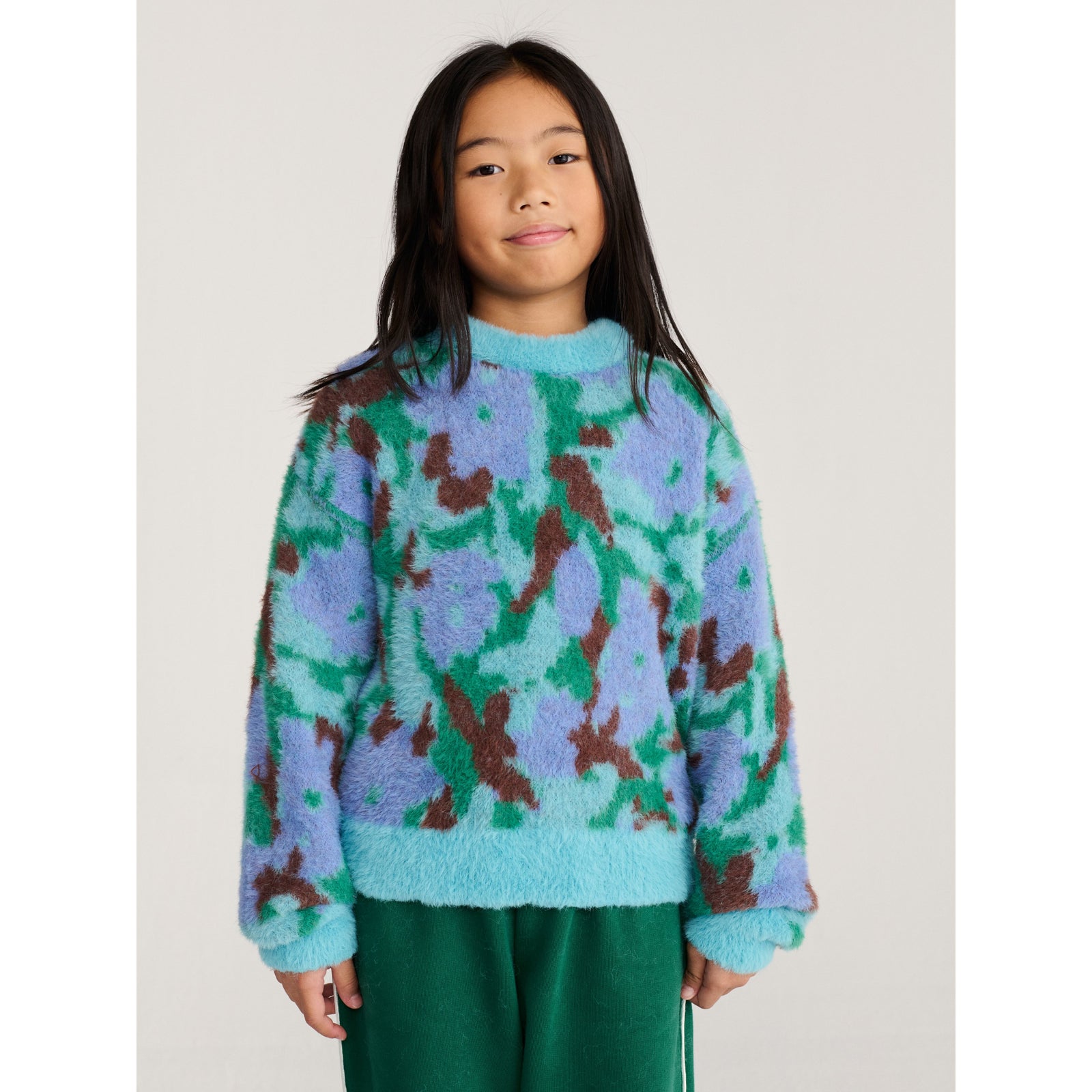 Watercolor All Over Jacquard Jumper