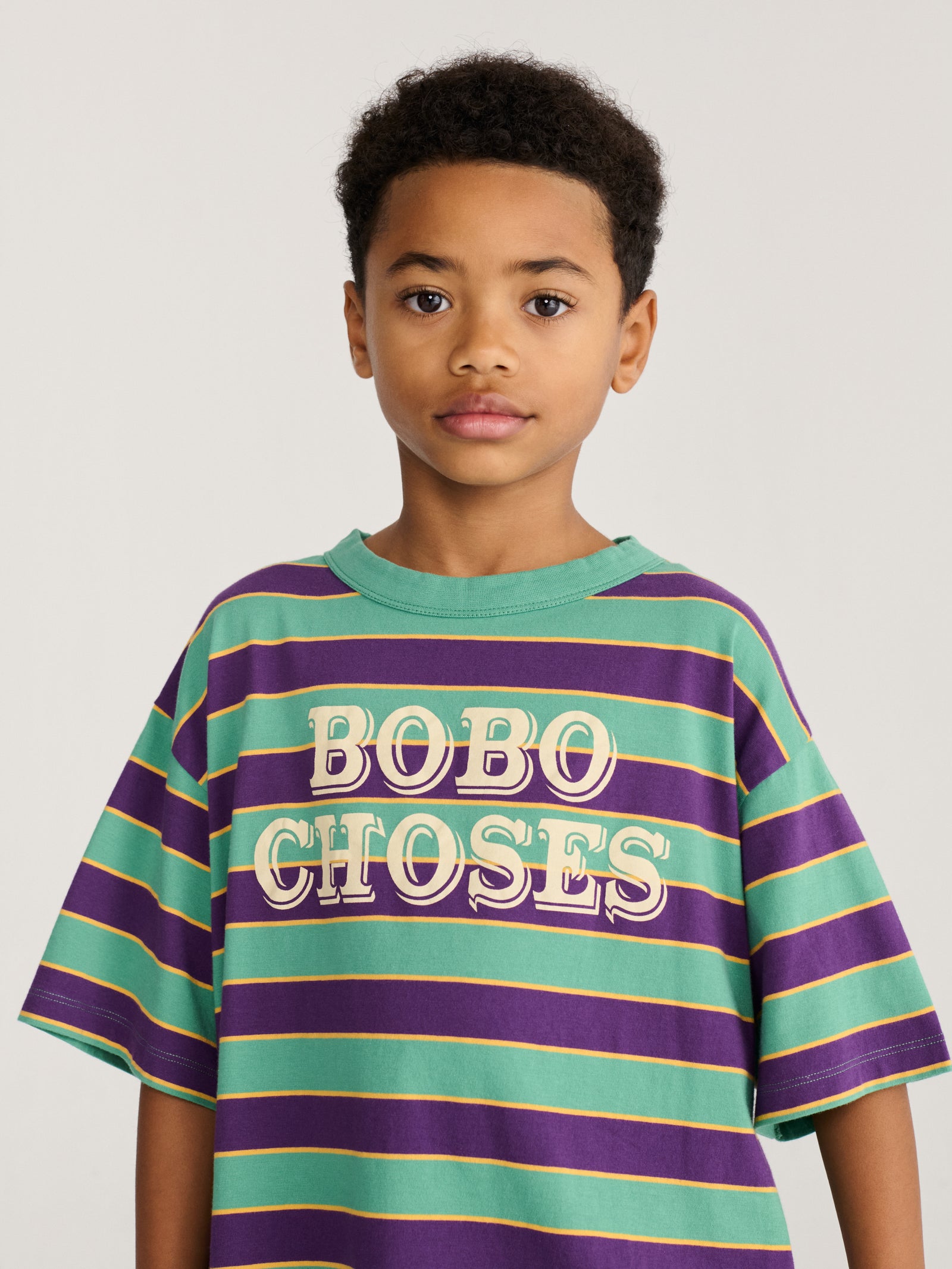 Bobo Choses Embossed T-Shirt - Green