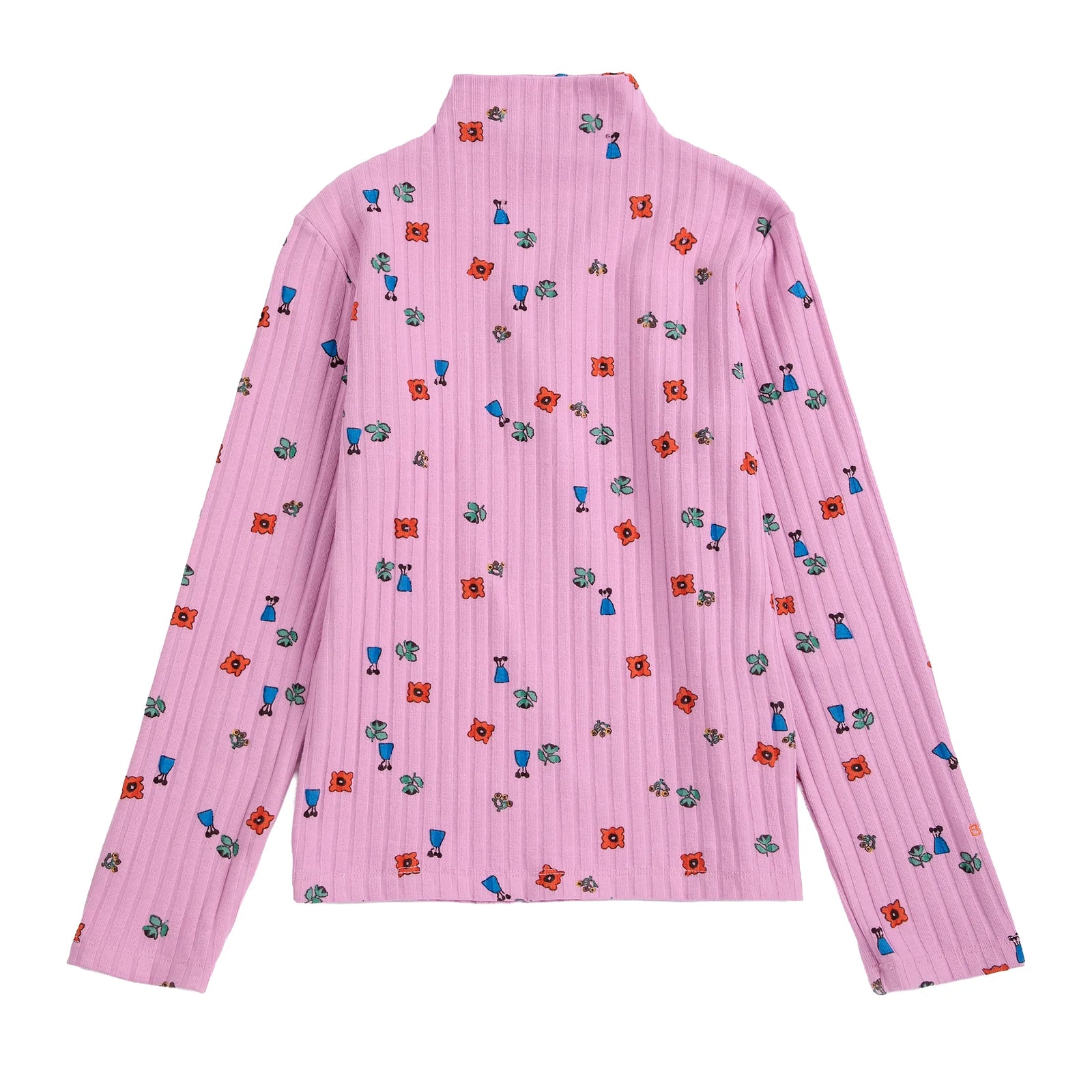 Blossom All Over Turtleneck T-Shirt
