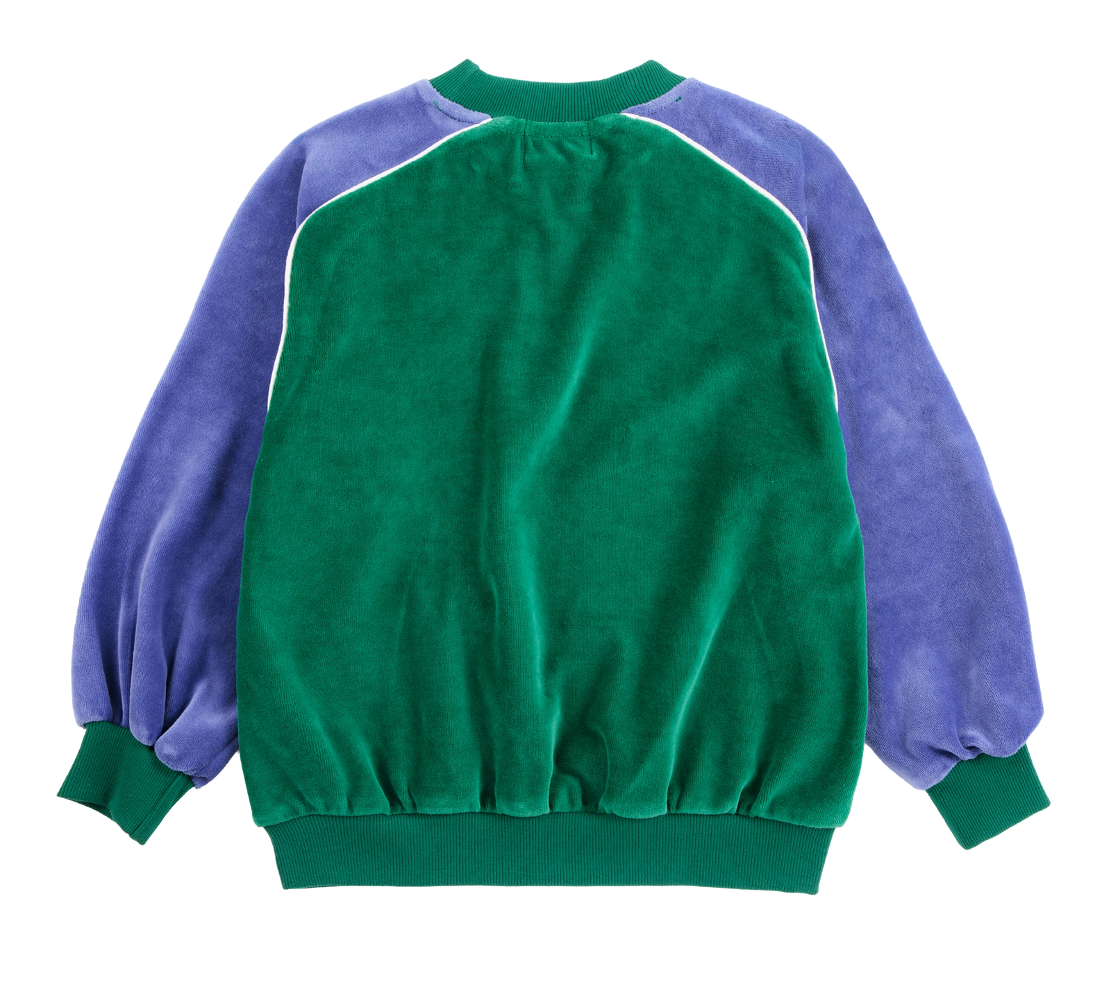Color Block Terry Cloth Sweatshirt