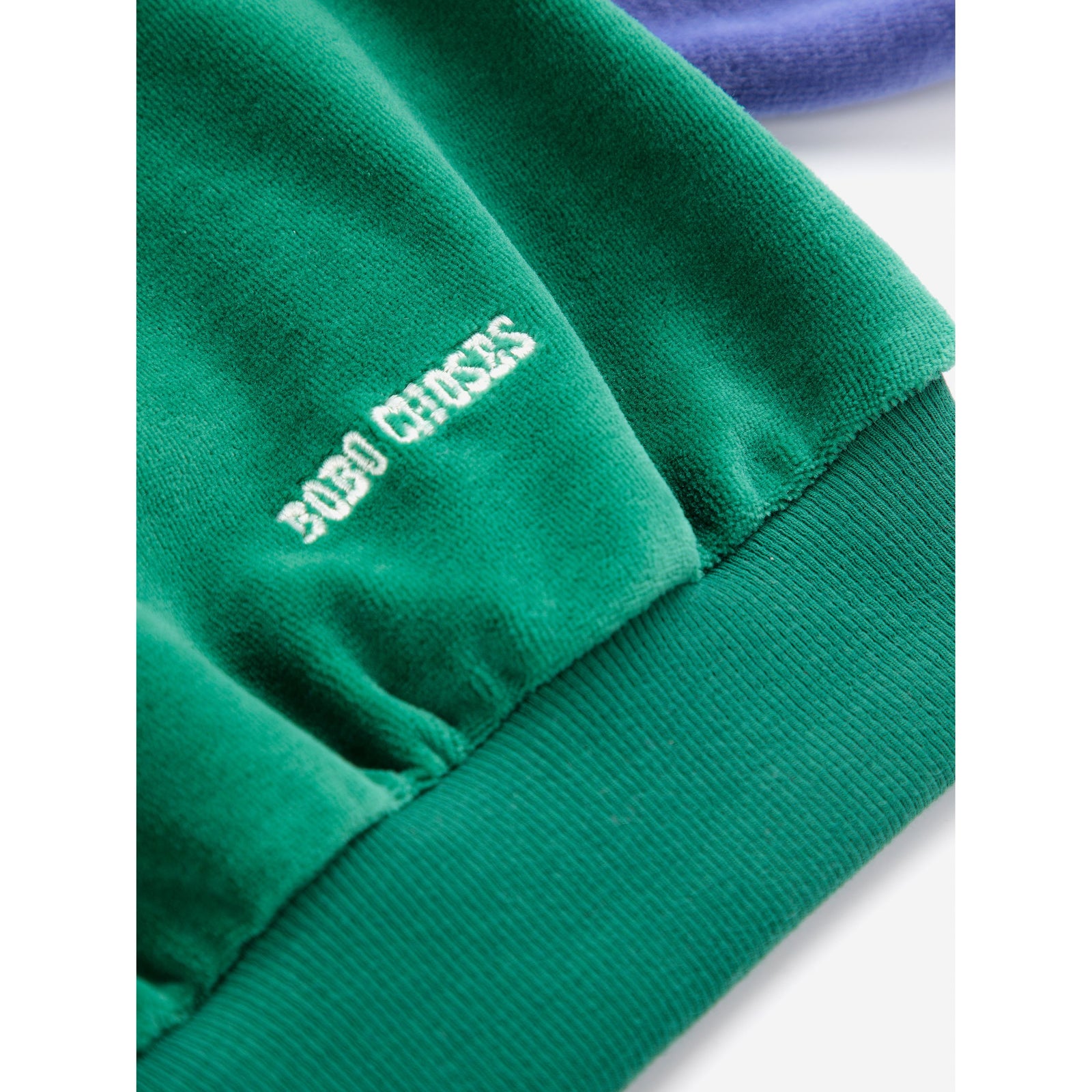 Color Block Terry Cloth Sweatshirt