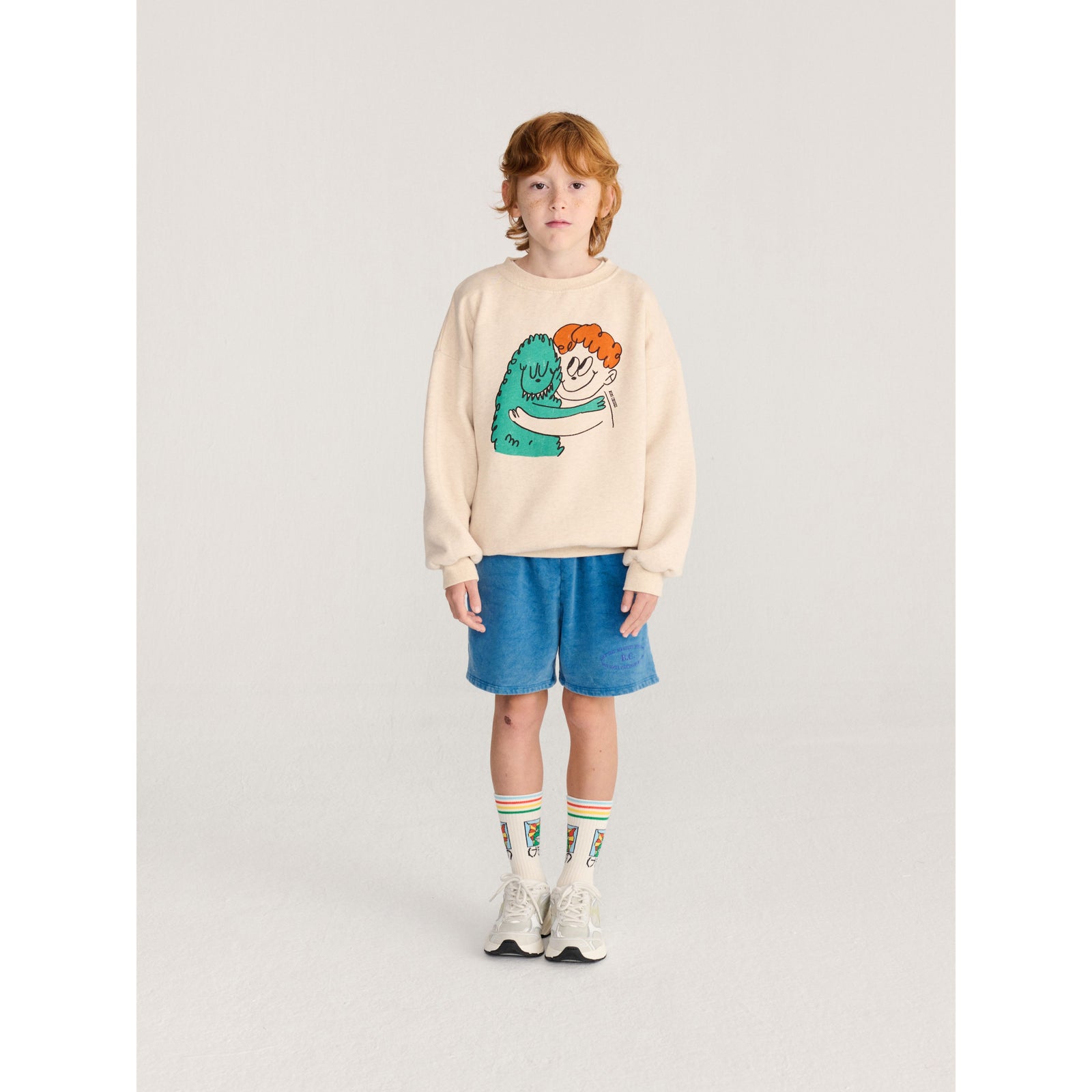 Bobo Choses Mystery Bc Bermuda Shorts, All About Monsters collection, view 9