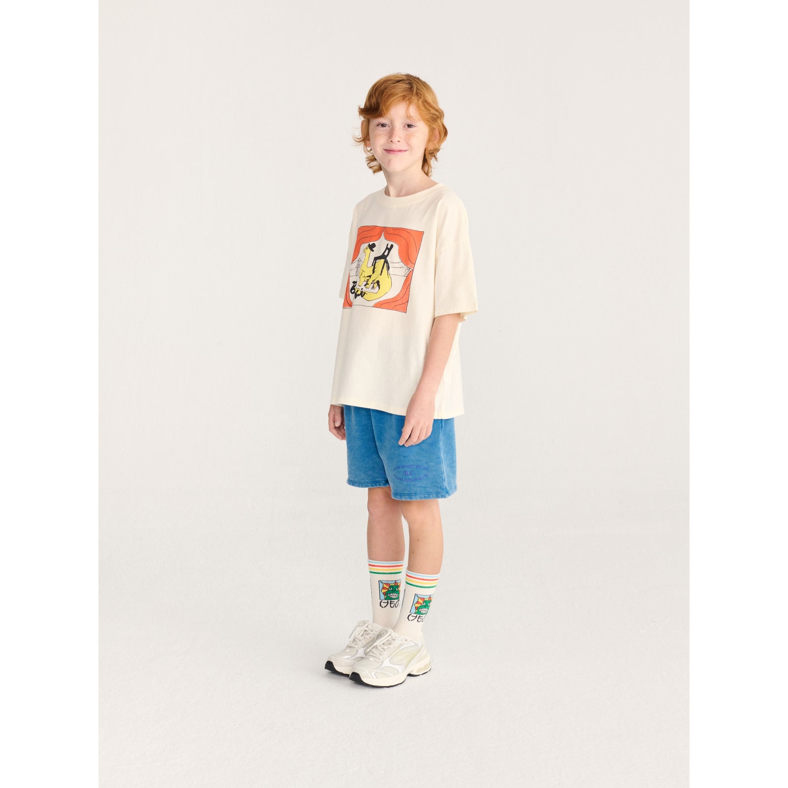 Bobo Choses Mystery Bc Bermuda Shorts, All About Monsters collection, view 3