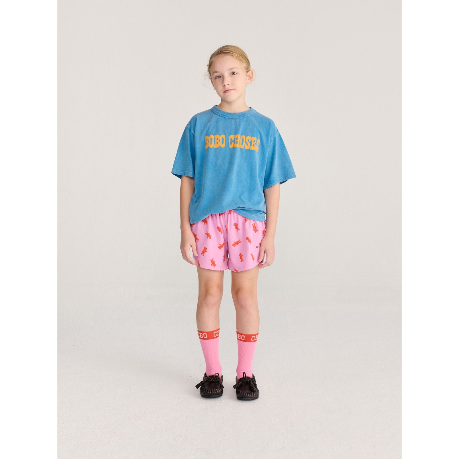 Bobo Choses Softpaw Monster All Over Shorts, All About Monsters collection, view 2