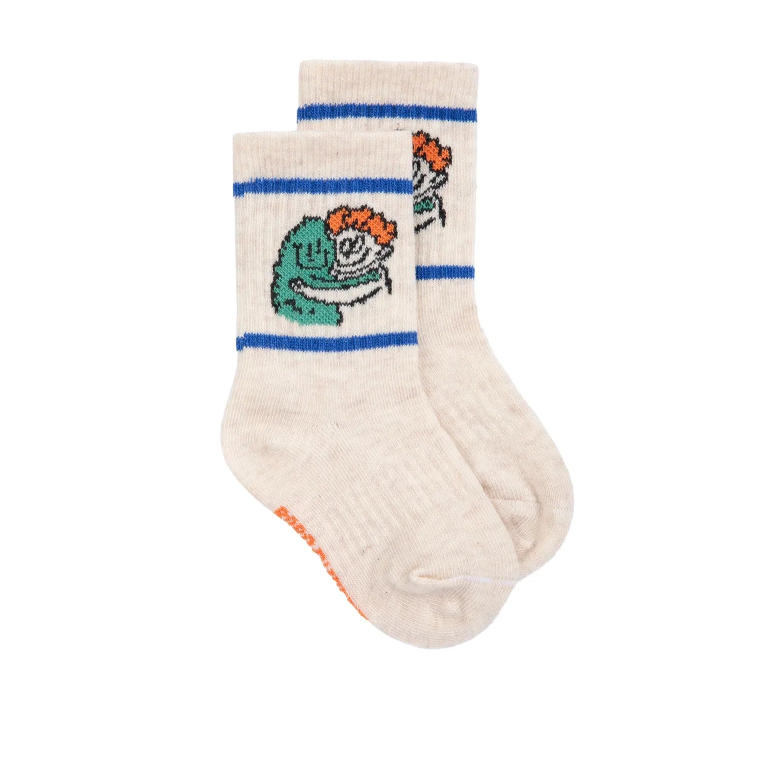 Bobo Choses Hug Hairy Monster Short Socks, All About Monsters collection