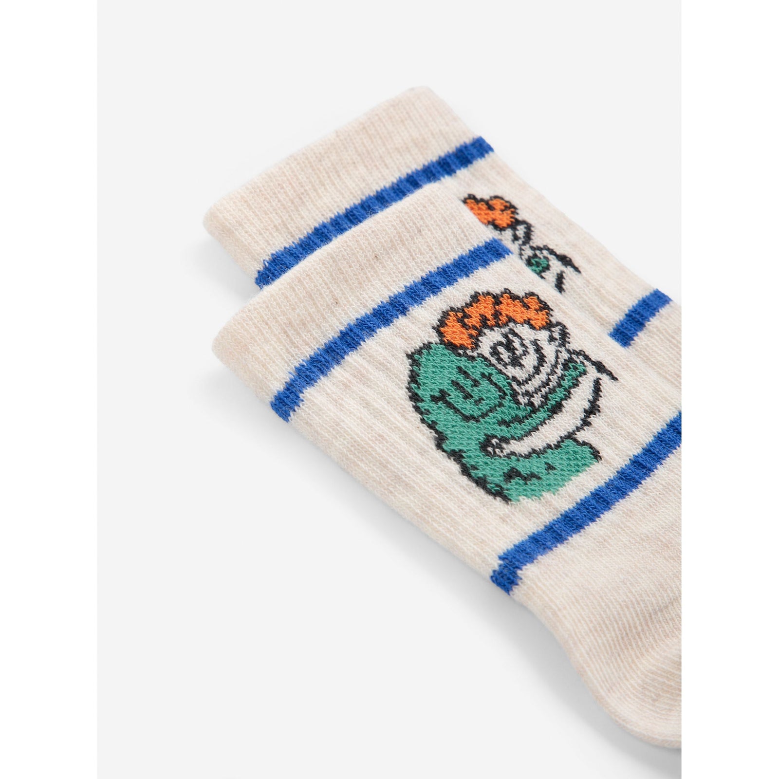 Bobo Choses Hug Hairy Monster Short Socks, All About Monsters collection, view 3