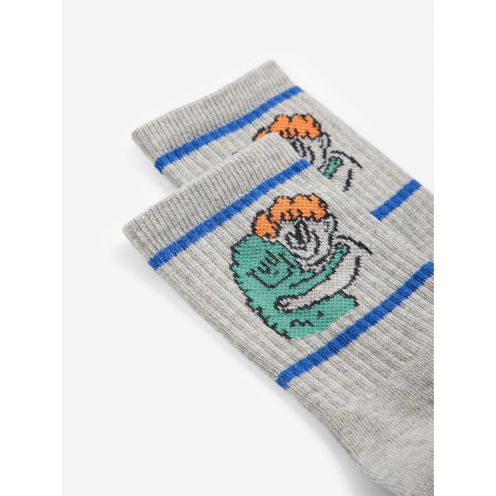 Bobo Choses Hug Hairy Monster Short Socks, All About Monsters collection, view 3