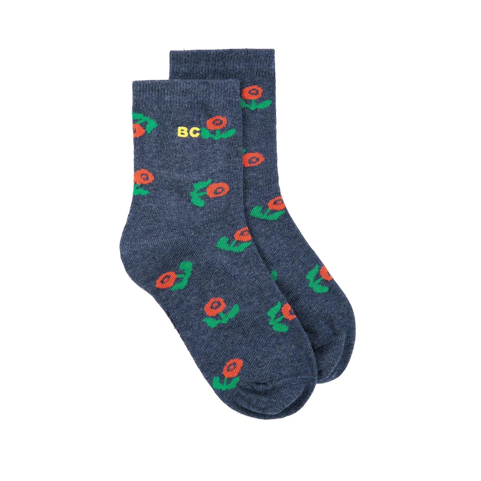 Stamp Bloom All Over Short Socks