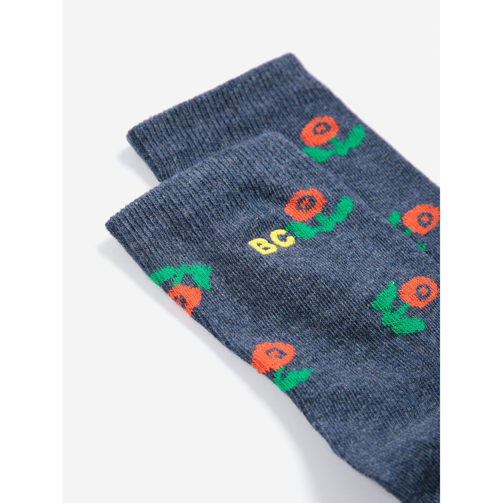 Stamp Bloom All Over Short Socks
